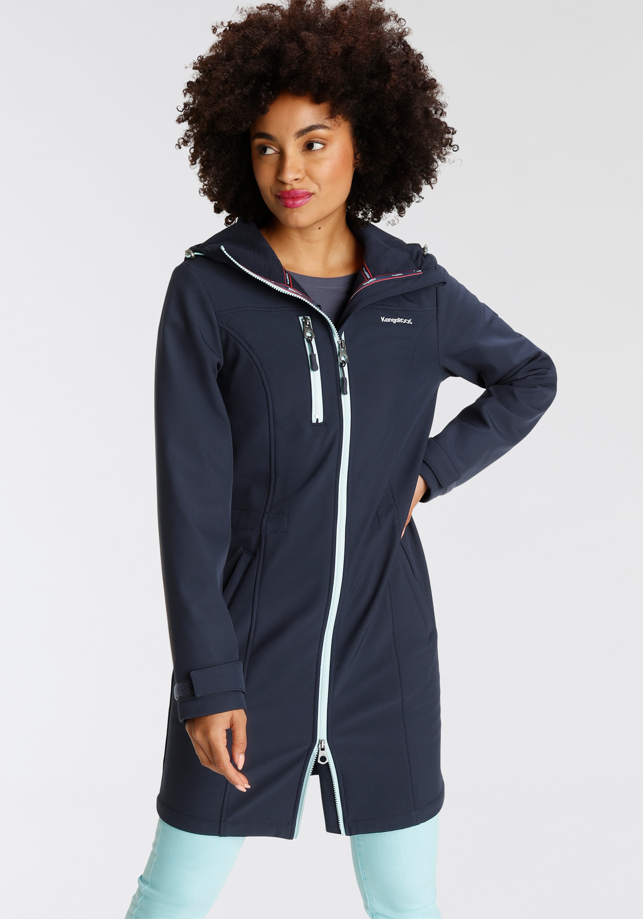 KangaROOS Softshelljacke, mit Kapuze