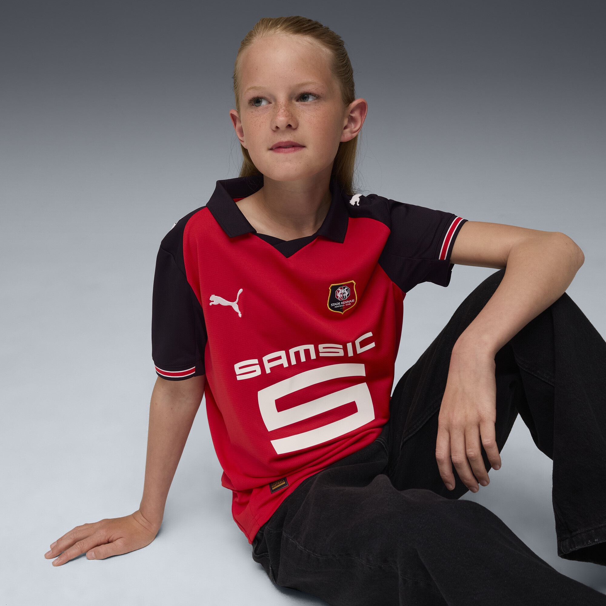 PUMA Trainingsshirt »Stade Rennais FC 25/26 Heimtrikot Jugendliche«
