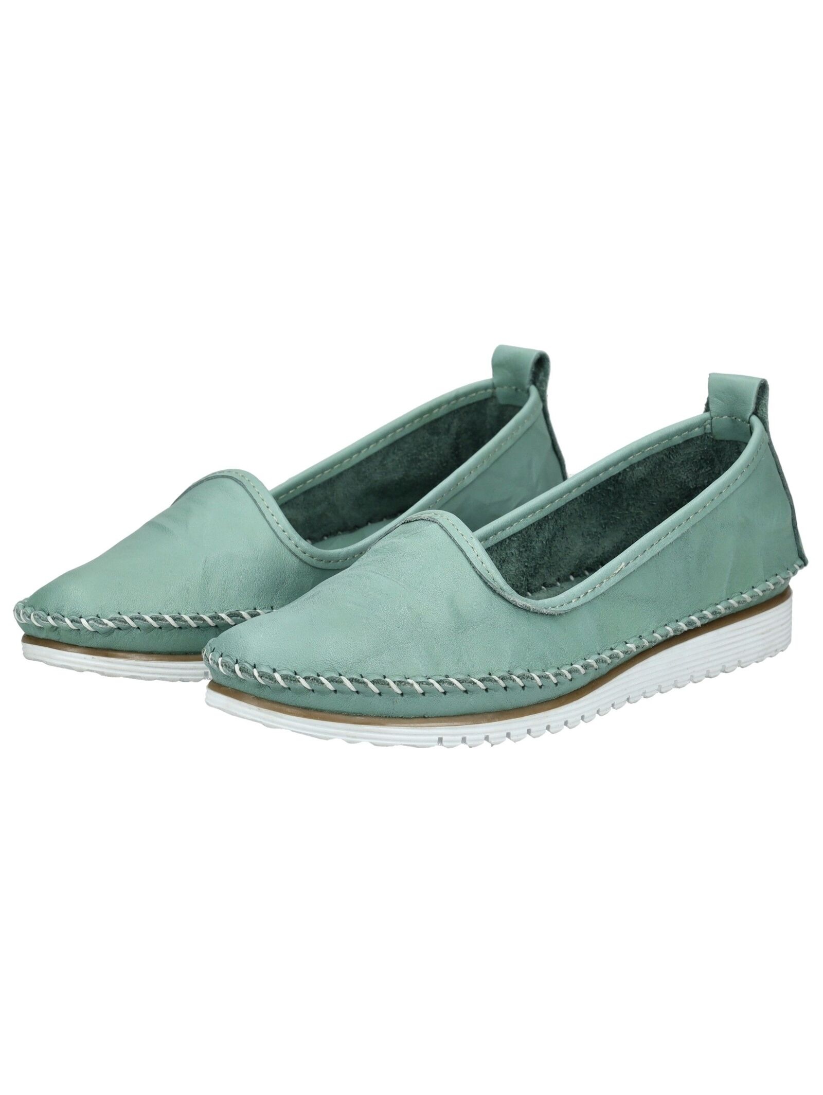 Andrea Conti Slipper Leather Mint 41 3