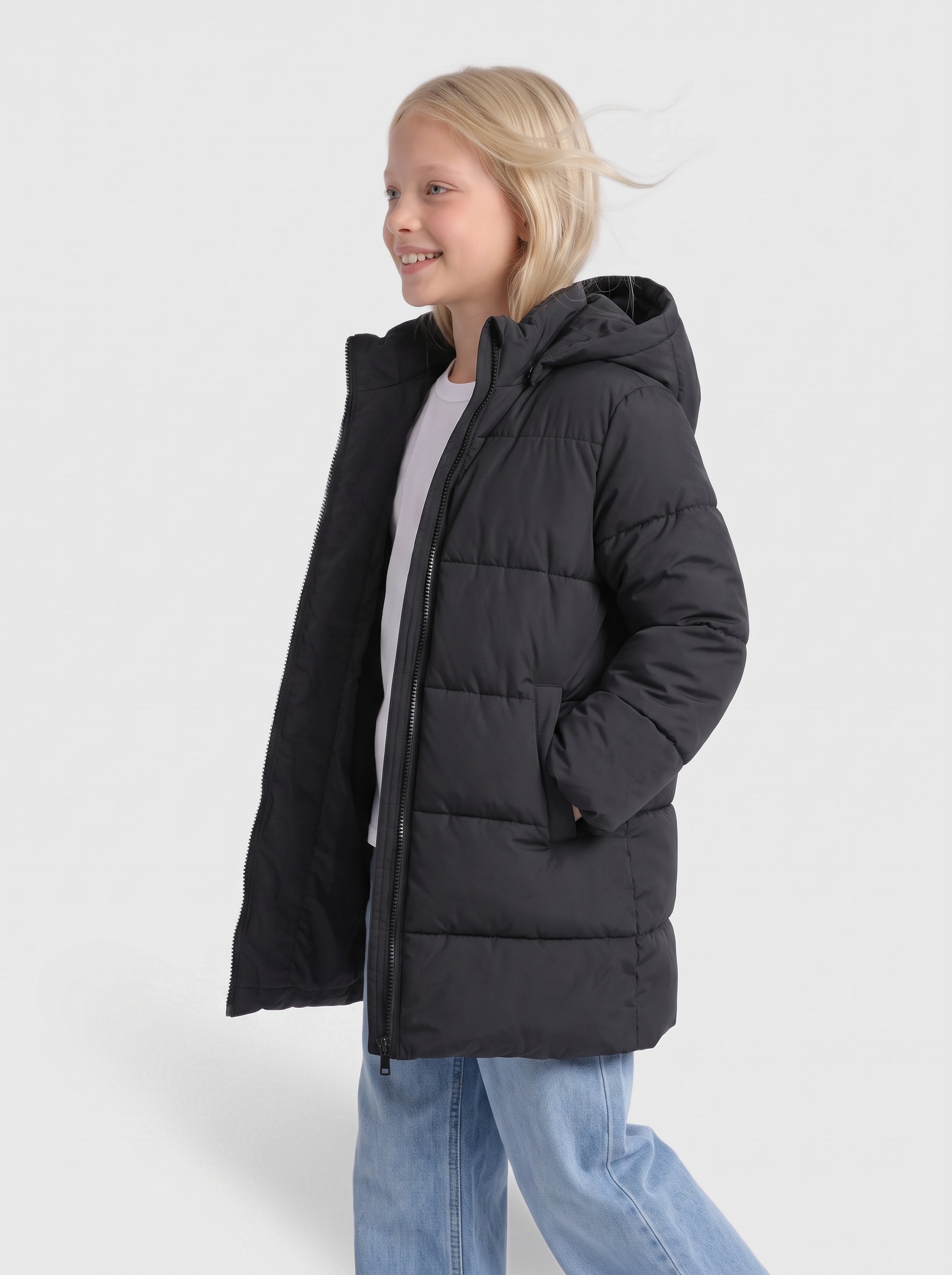 KIDS ONLY Steppmantel »KOGJUTA PUFFER COAT OTW NOOS« Kunstfaser