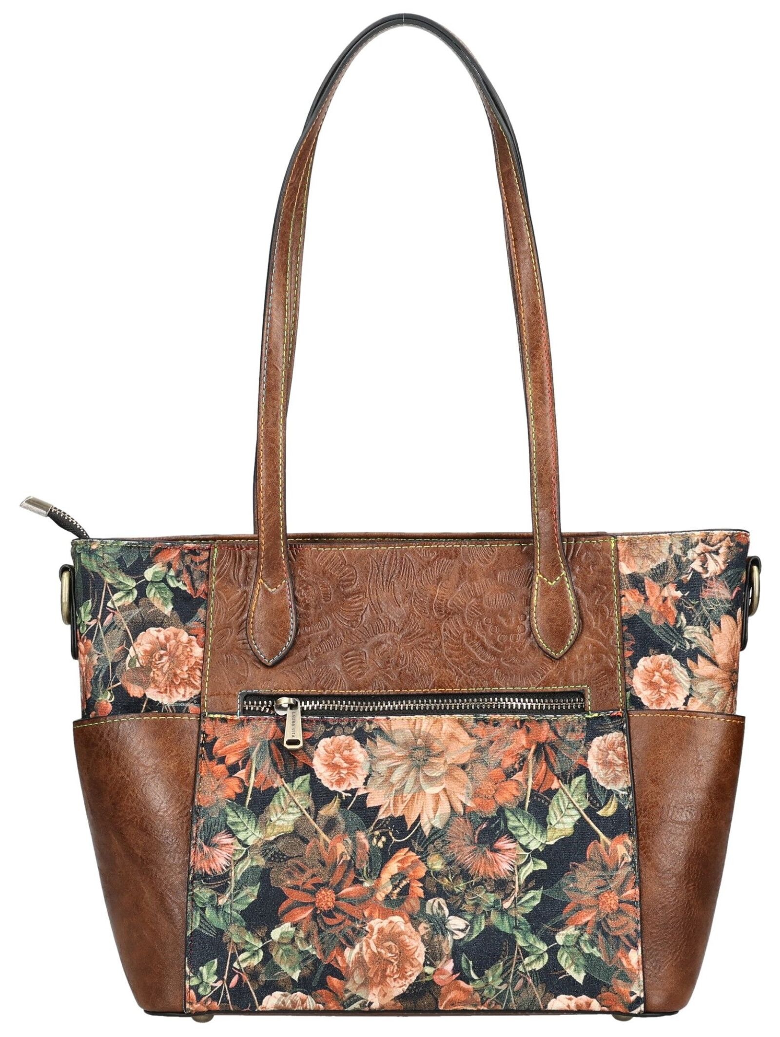 LAURA VITA Henkeltasche »LAURA VITA Taschen Lederimitat/Textil«