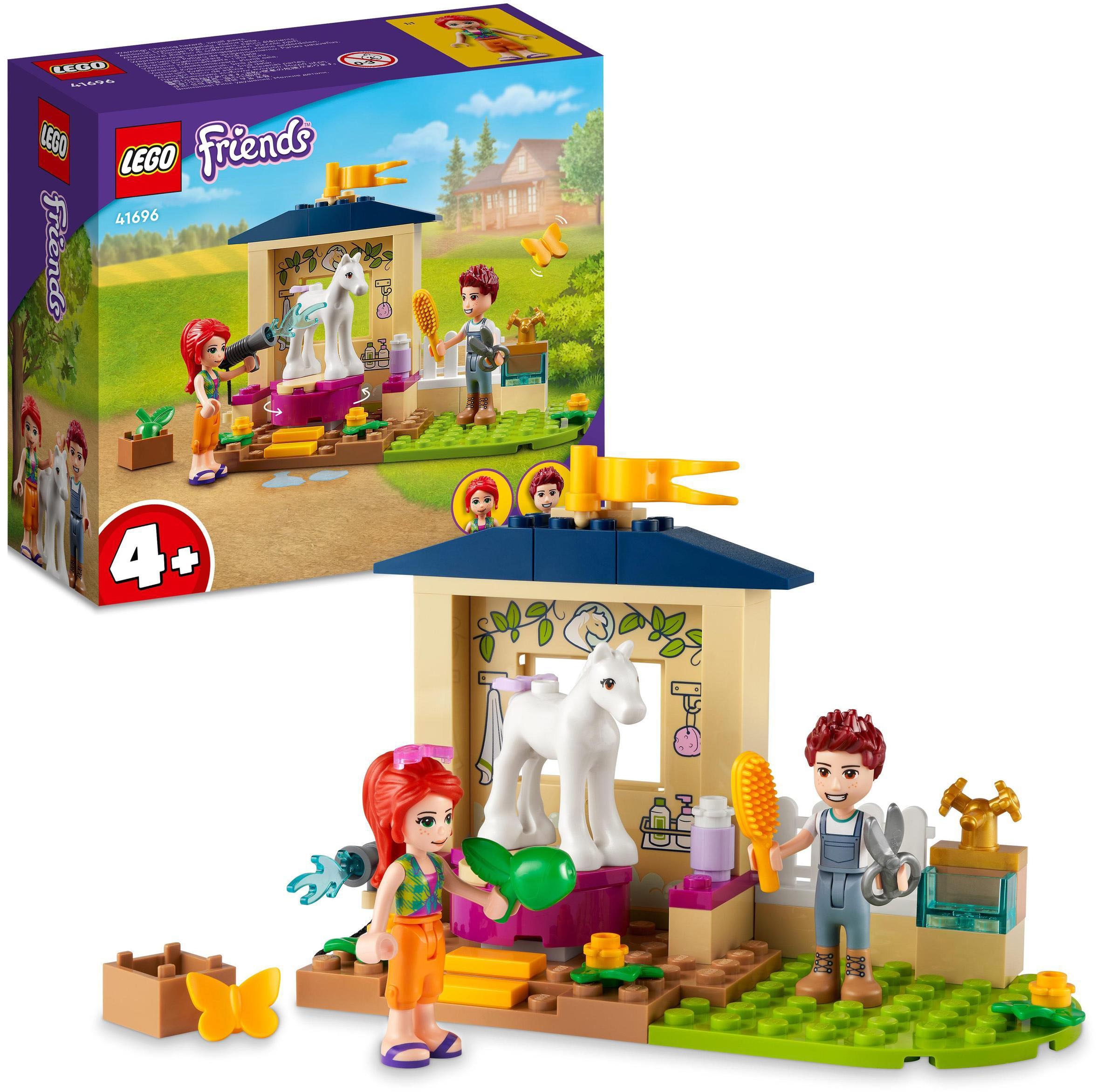 LEGO® Konstruktionsspielsteine »Ponypflege (41696), LEGO® Friends«, (60 St.), Made in Europe