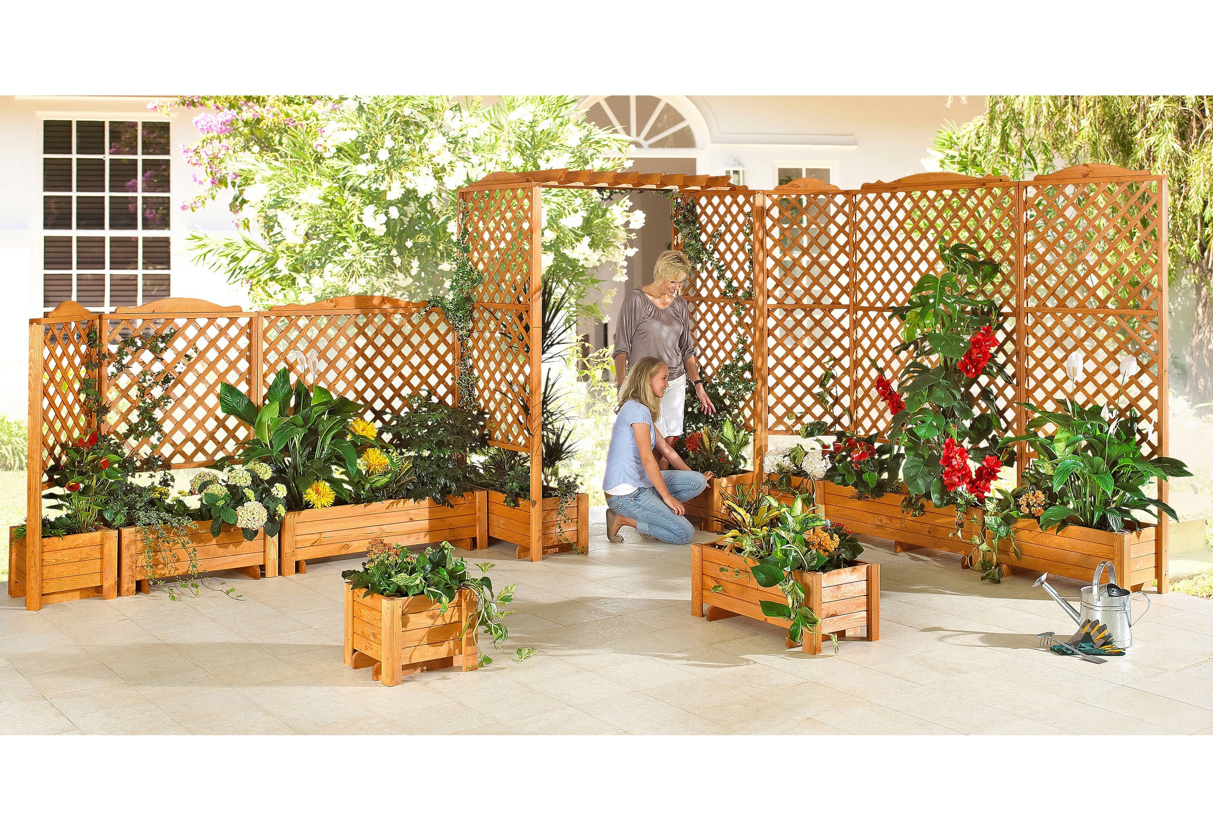promadino Pflanzkübel BxTxH: 78x38x34 cm