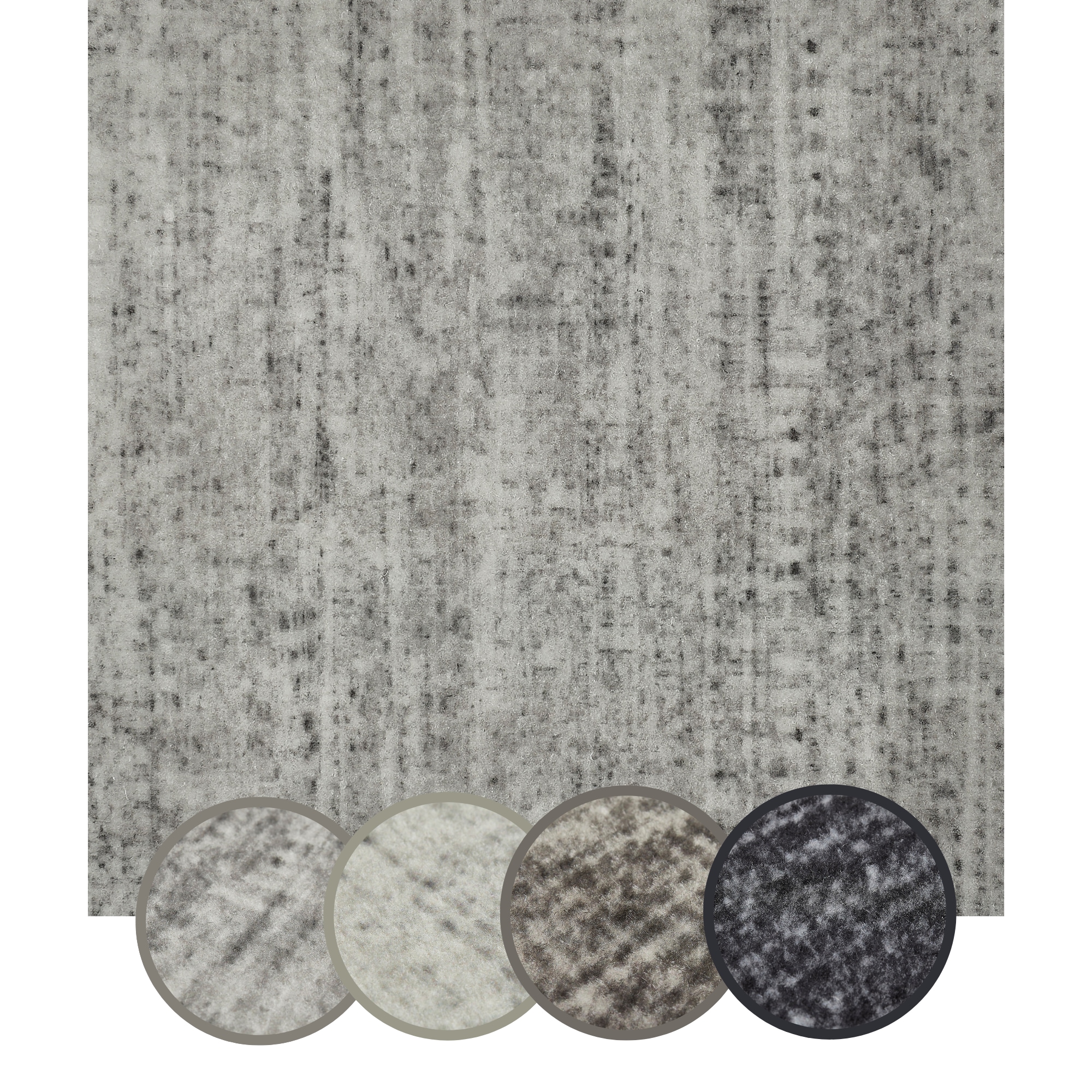 Andiamo Teppichfliese »Paris Nadelfilz«, quadratisch, 4 mm Höhe, 40x40 cm, selbstklebend, robust & strapazierfähig, 25 Stück (4 qm)