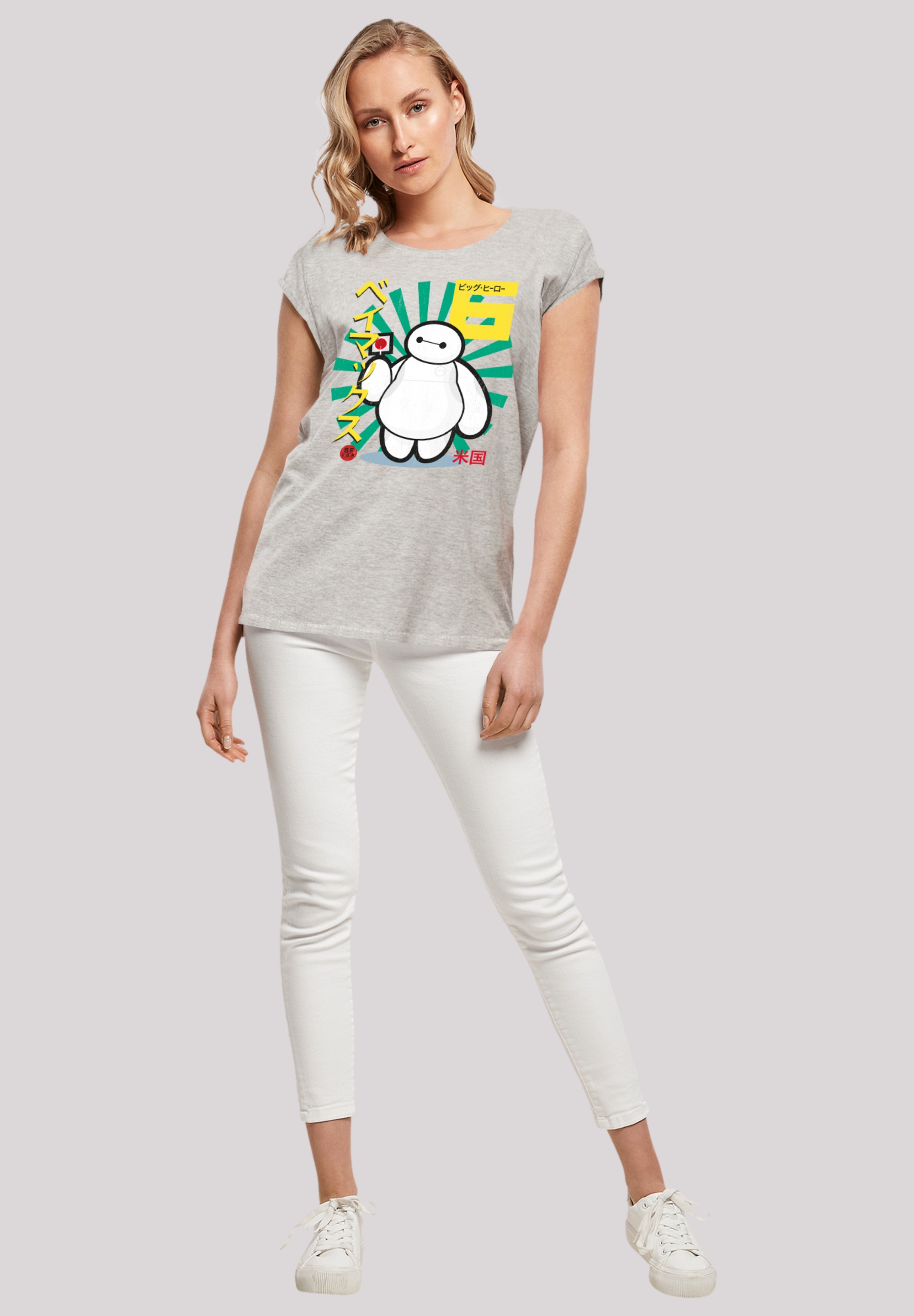 F4NT4STIC T-Shirt »Big Hero 6 Baymax Lollypop«, Premium Qualität
