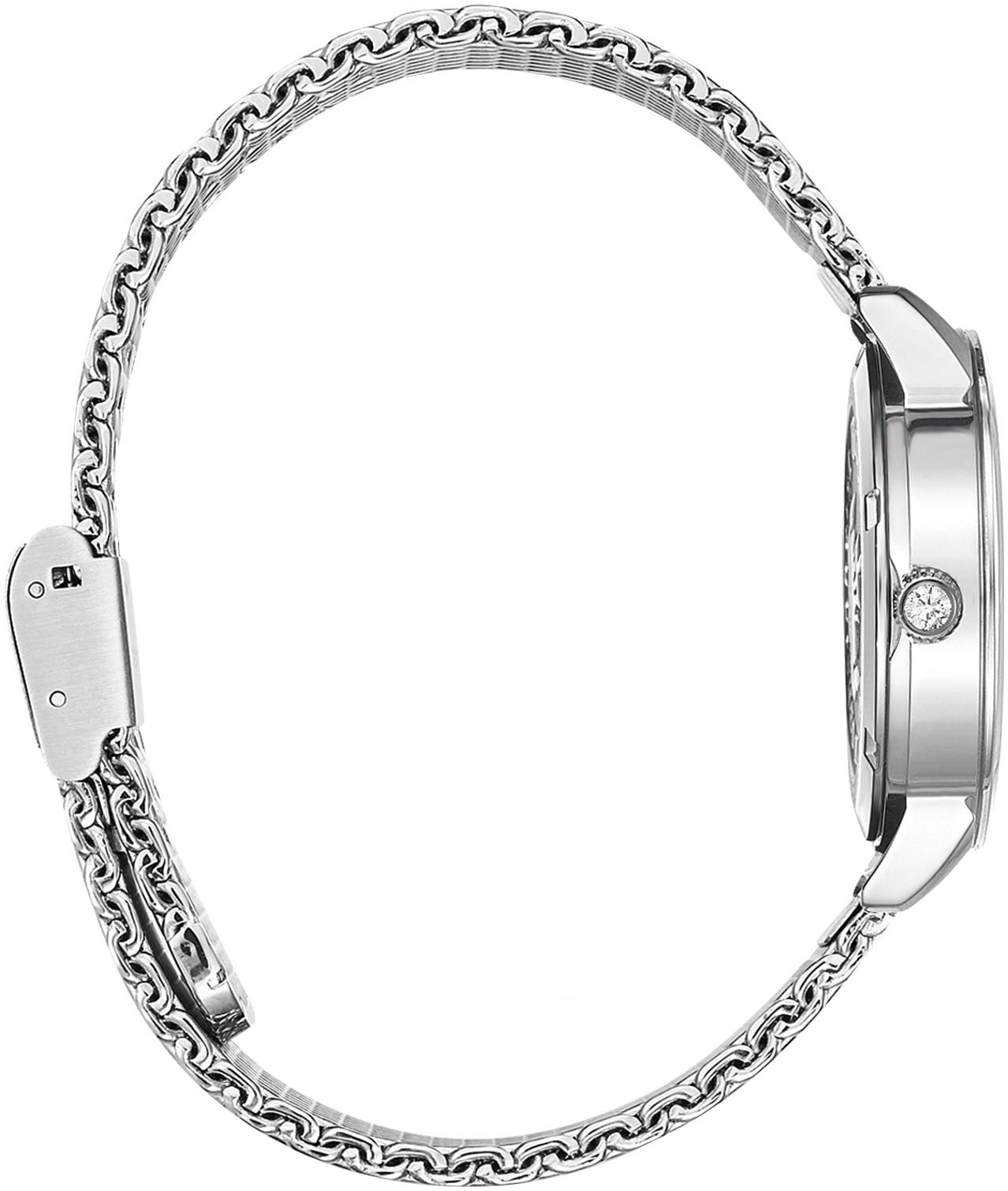 THOMAS SABO Quarzuhr, Armbanduhr, Damenuhr, Edelstahlarmband, analog, Saphirbeschichtung