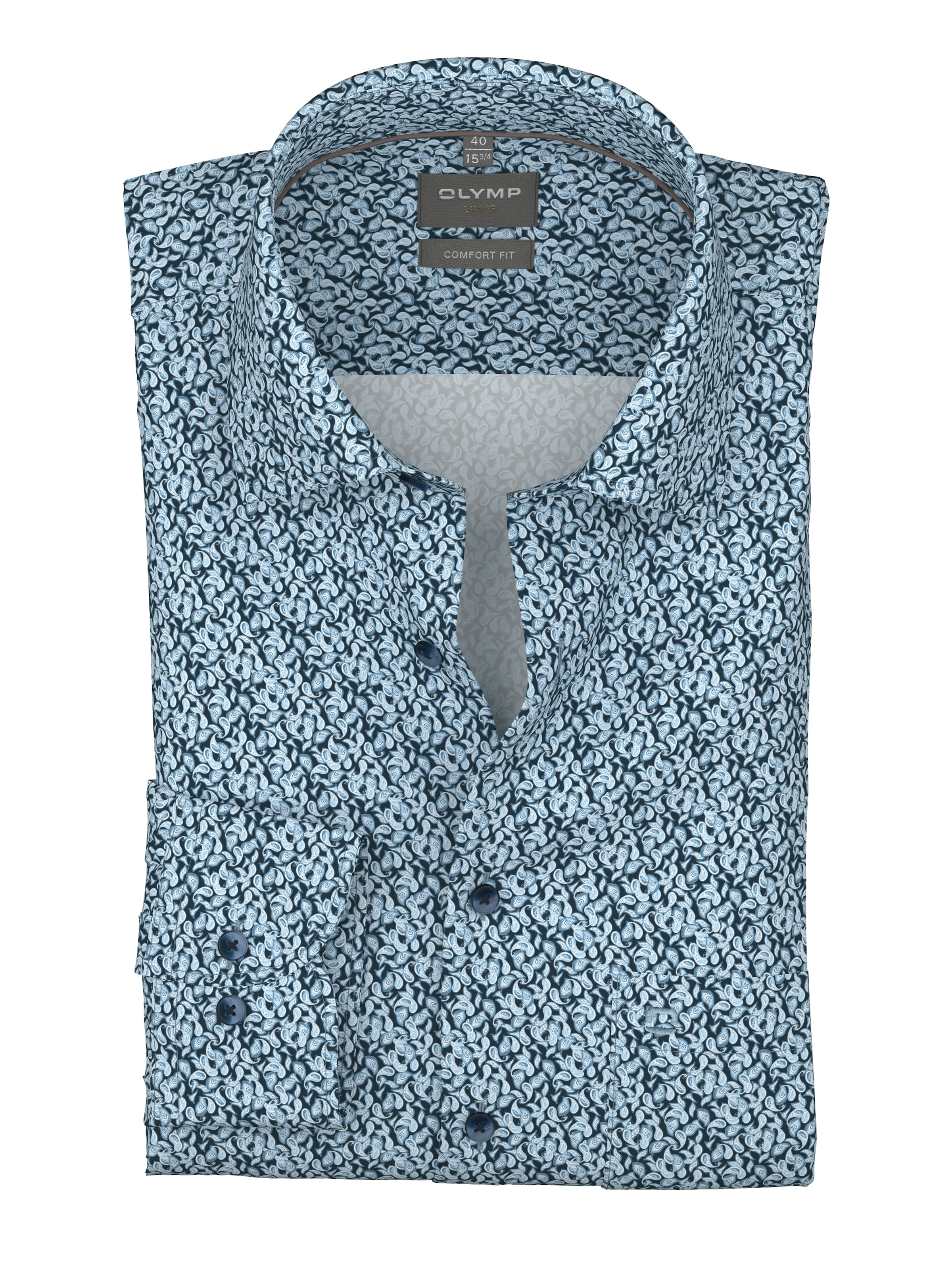 OLYMP Langarmhemd "Luxor" New Kentkragen, comfort fit günstig online kaufen