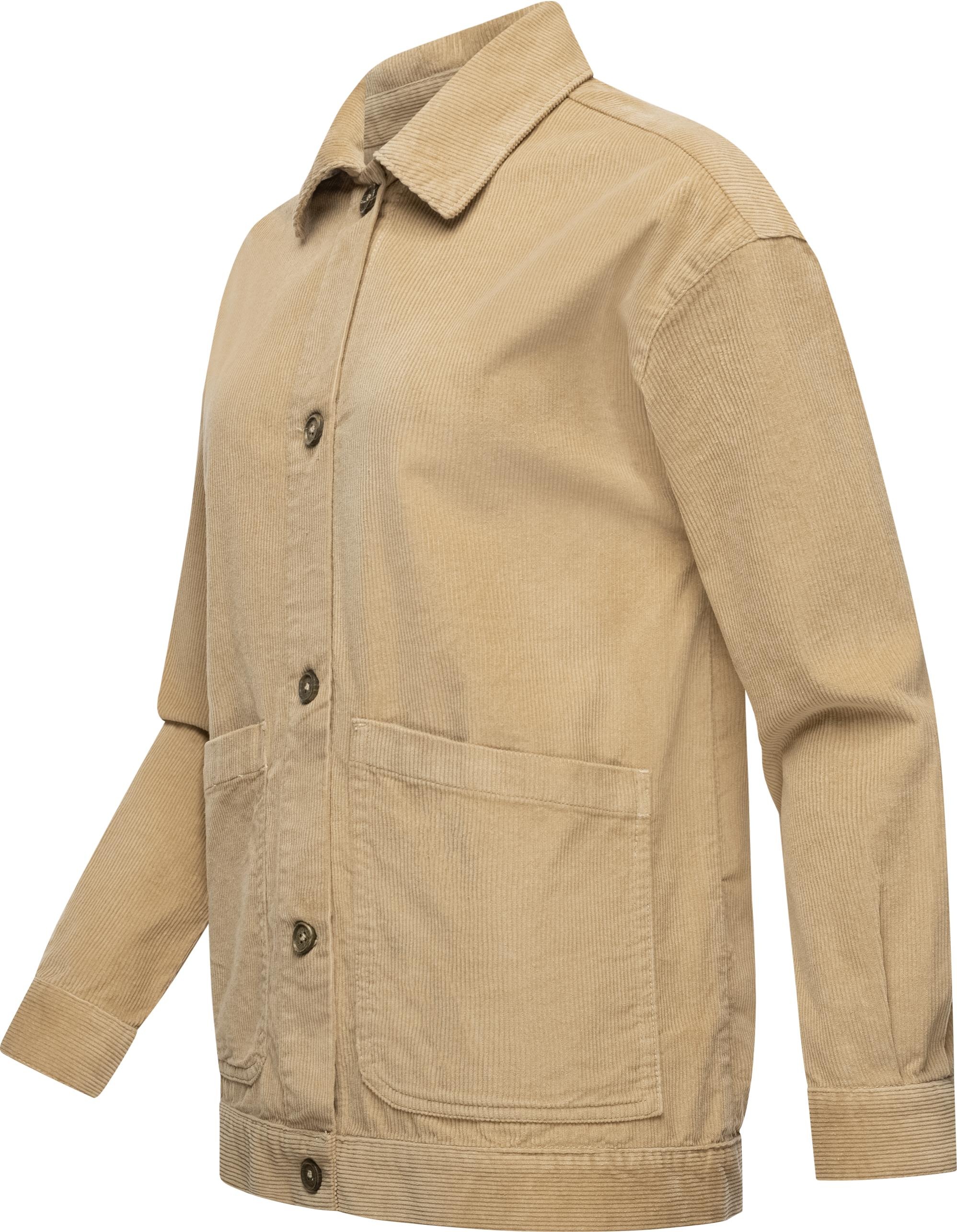 Ragwear Cordjacke »Ennea«, ohne Kapuze, Leichte Damen Übergangsjacke aus Kord