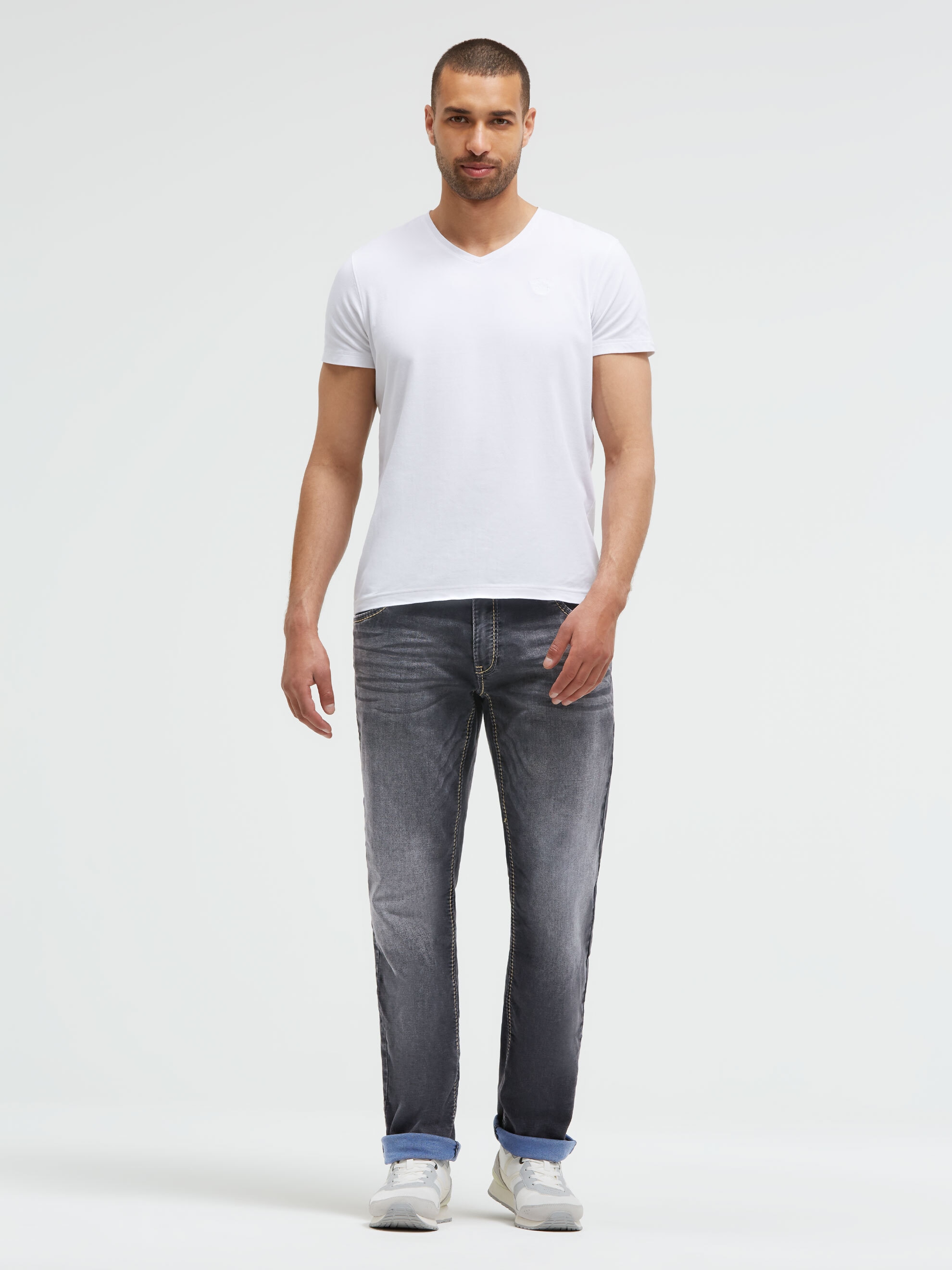 CAMP DAVID Comfort-fit-Jeans mit zwei Leibhöhen