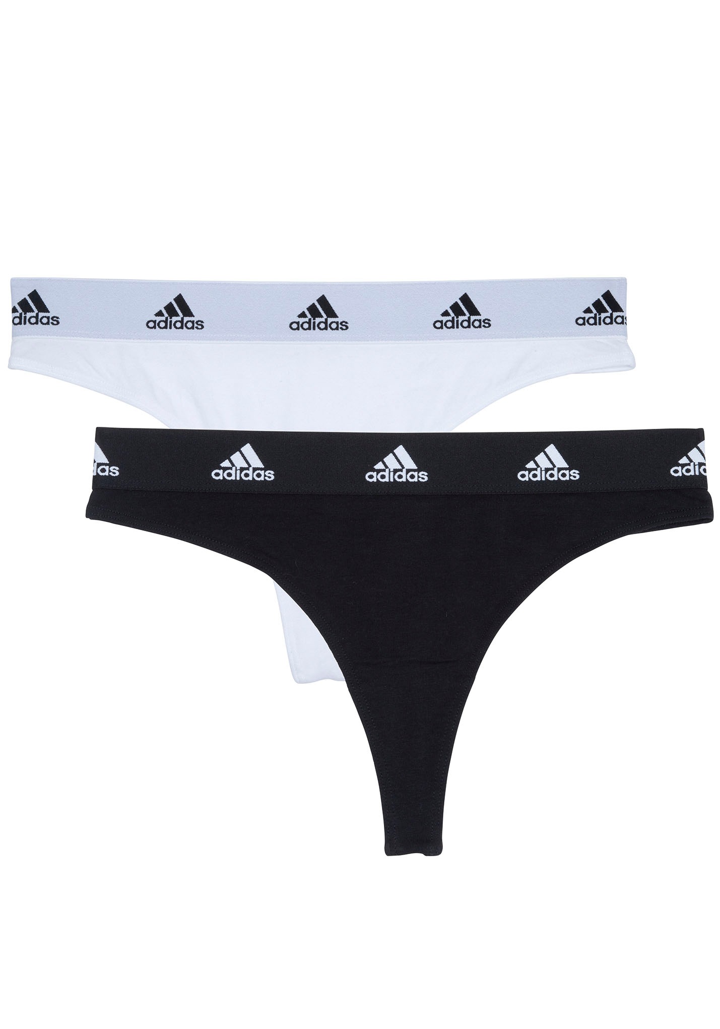 adidas Sportswear Tanga ""Cotton Logo"", (2er-Pack), mit weichem Tragegefühl