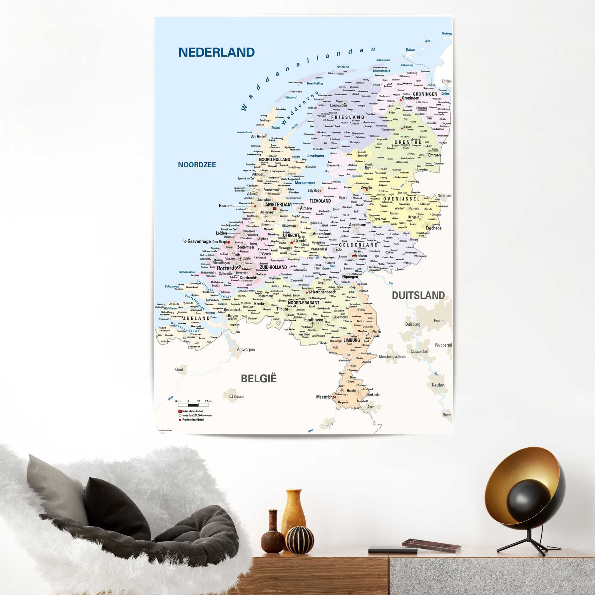 Reinders! Poster »Schulkarte Niederlande« bestellen | BAUR