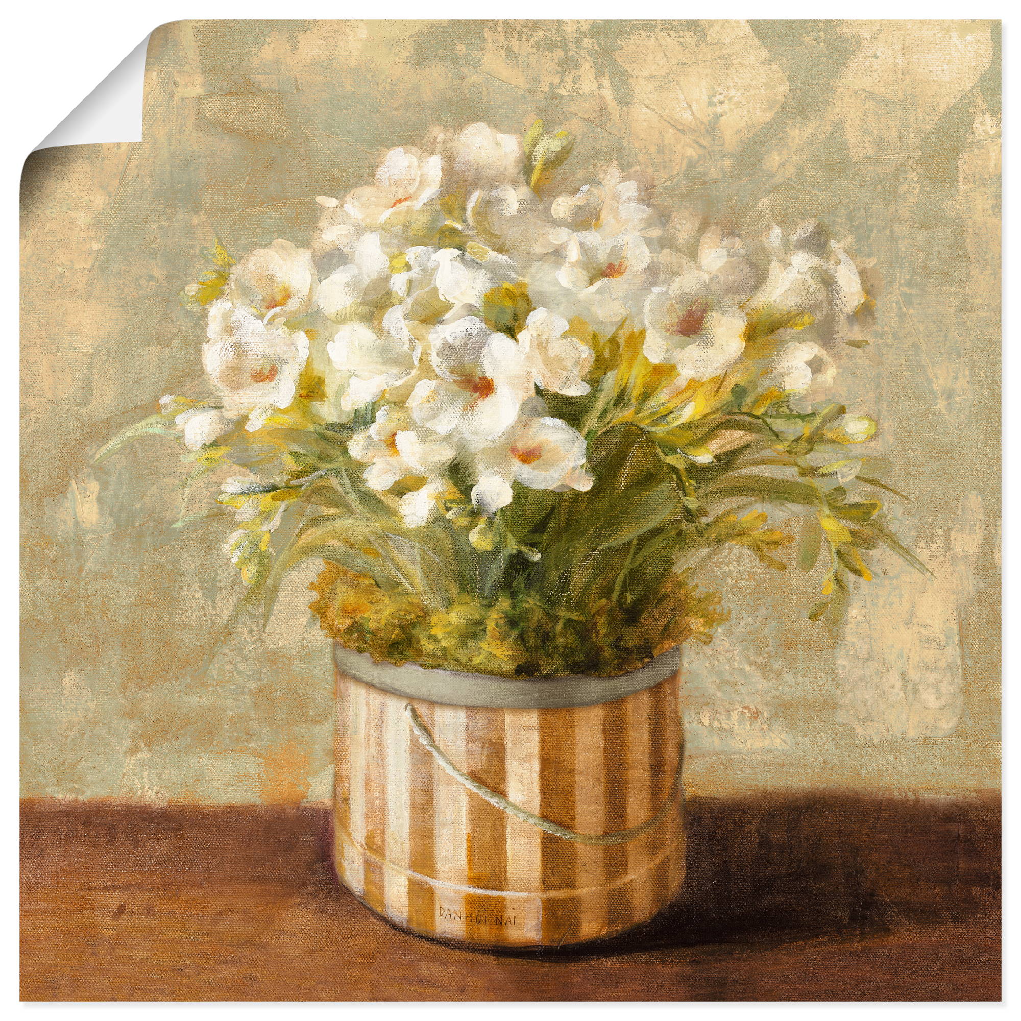 Artland Wandbild "Fresien" Blumen 1 Stk. tlg. als Leinwandbild, Poster in verschied. Größen