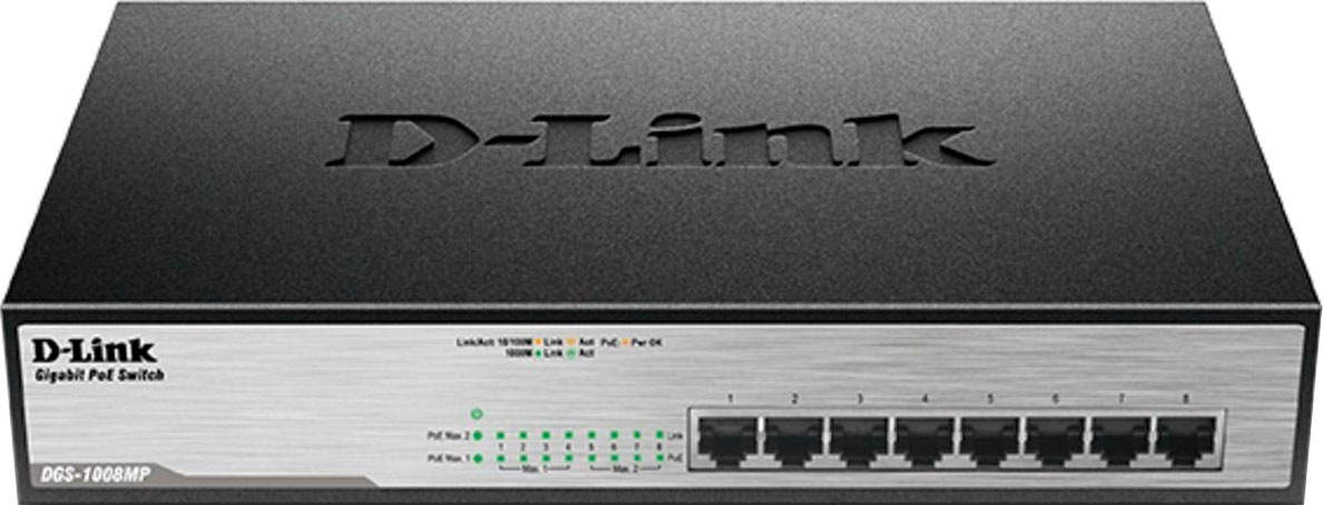 D-Link Netzwerk-Switch »DGS-1008MP«