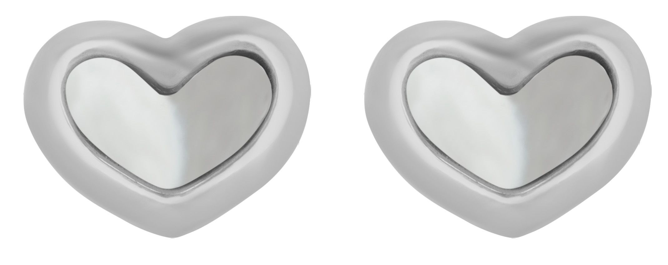 Adelia´s Paar Ohrhänger "Damen Ohrringe – Ohrstecker Herz aus Edelstahl mit günstig online kaufen