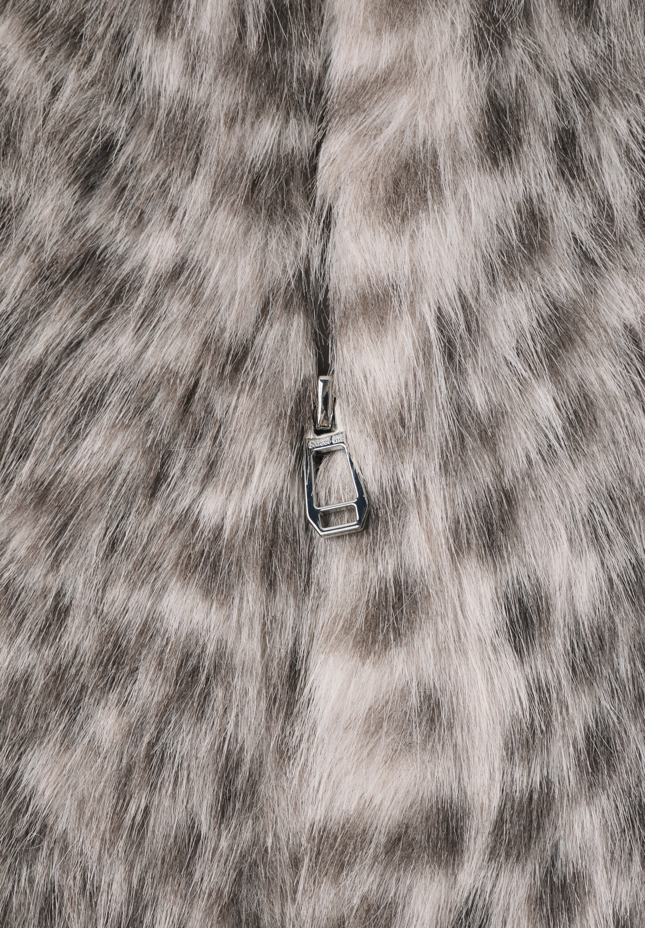 STREET ONE Fellimitatweste mit Zipper