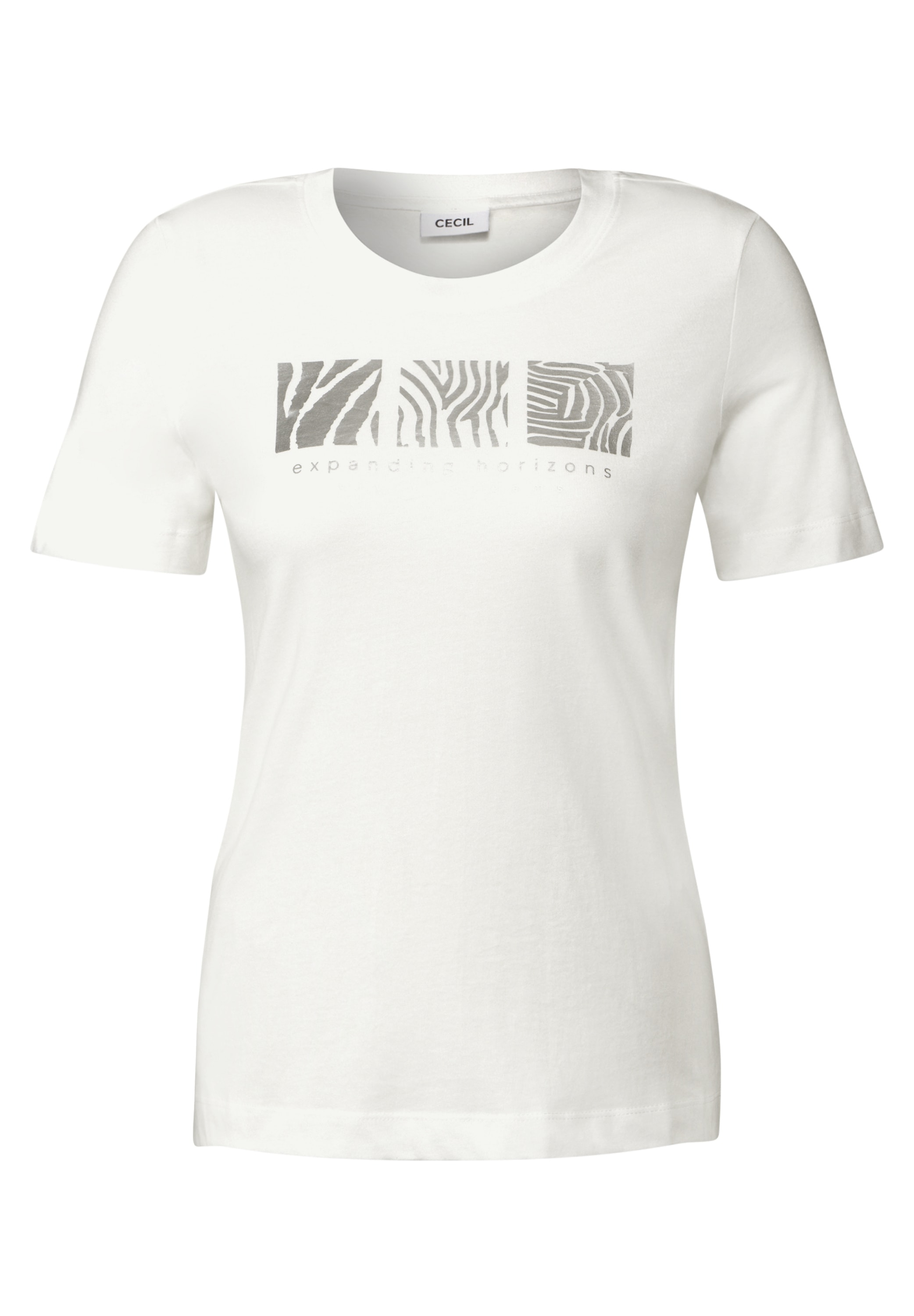 Cecil T-Shirt, aus reiner Baumwolle