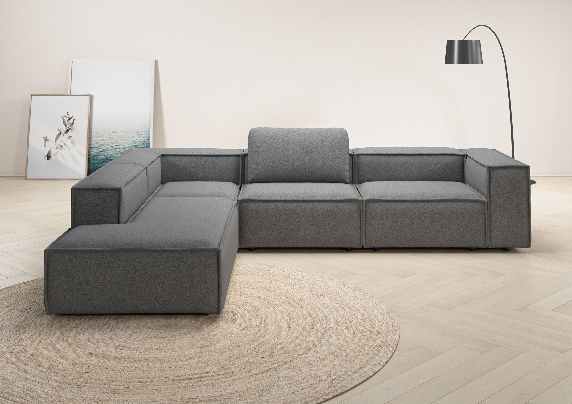 Places of Style Ecksofa "Watertown moderne L-Form", Breite 311 cm günstig online kaufen