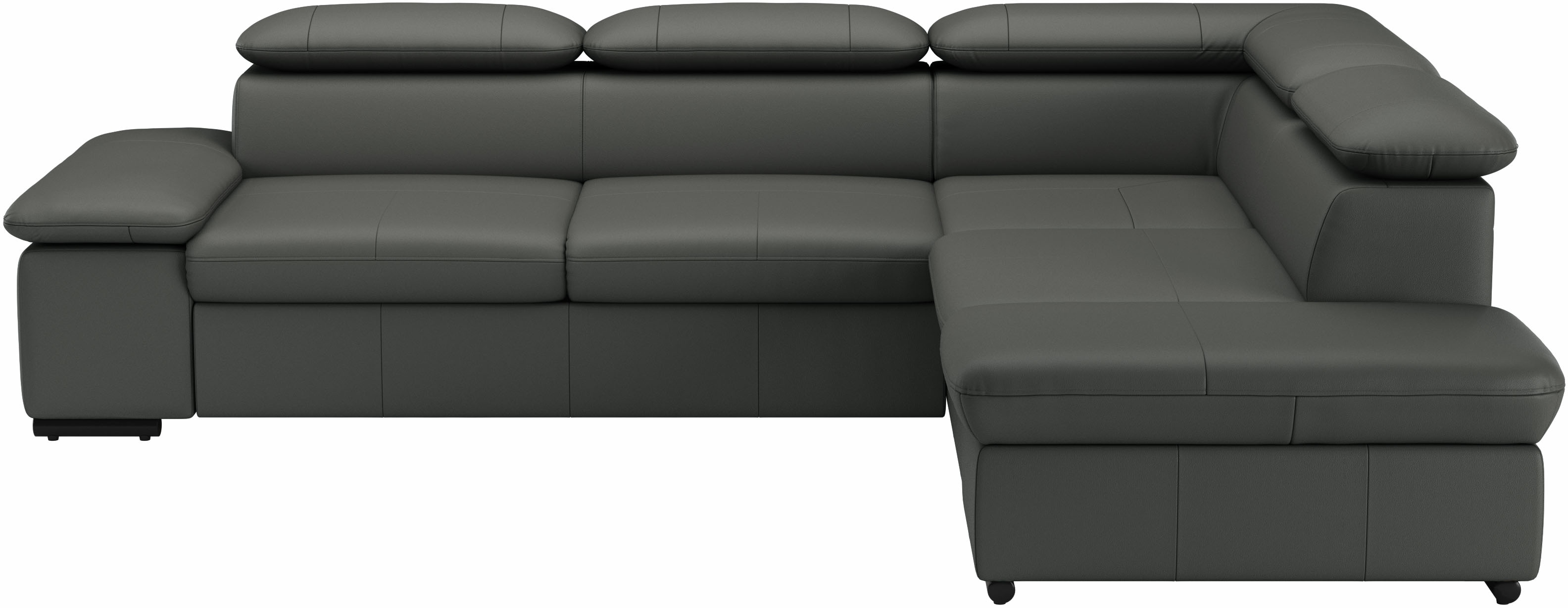 sit&more Ecksofa "Alcudia L-Form, B: 272 cm, Arm- und Kopfteilverstellung, Eckcouch" optional Schlaffunktion, Komfortsitz
