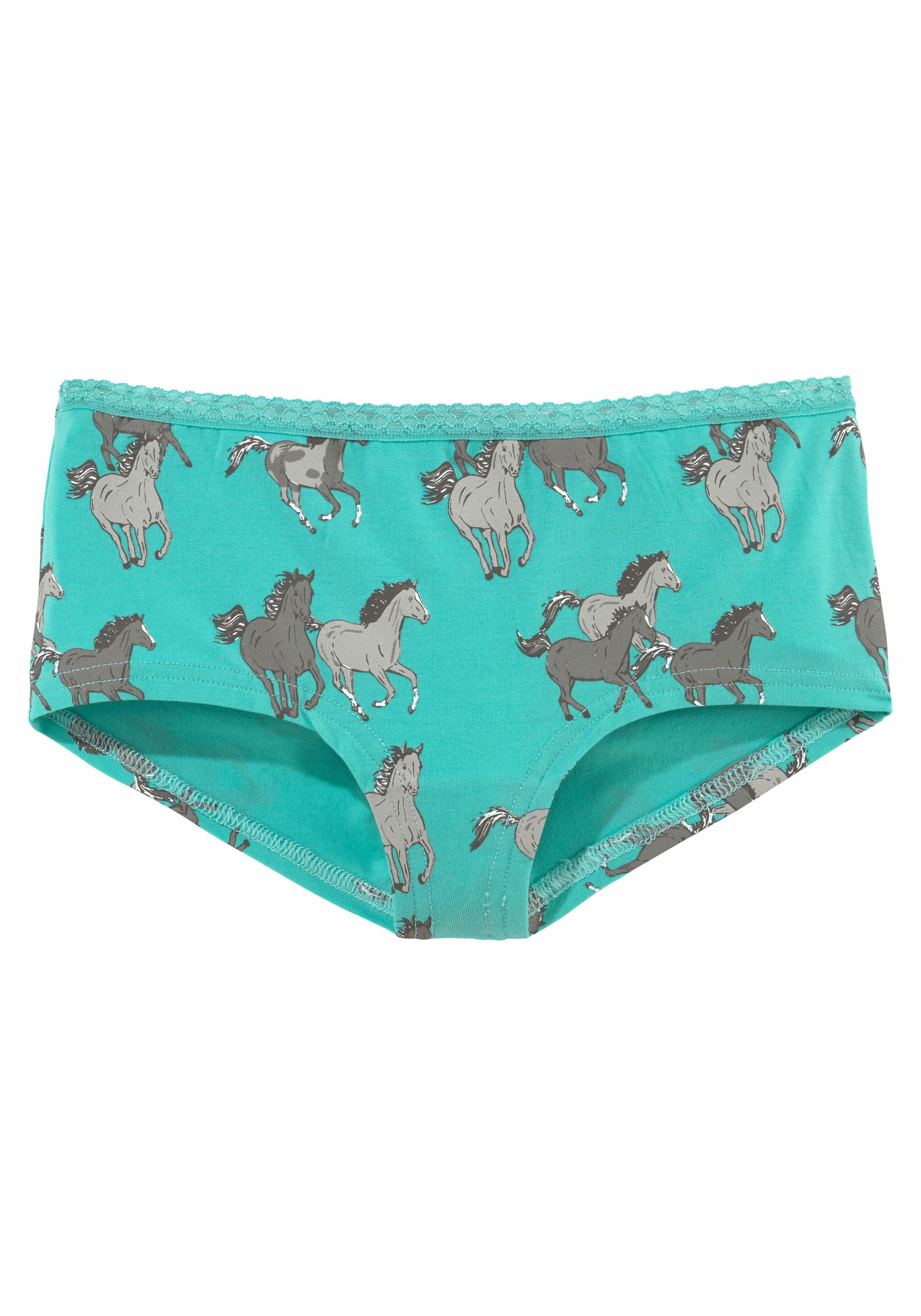 petite fleur Panty, | mit (Packung, 3 bestellen BAUR St.), Pferde-Druck