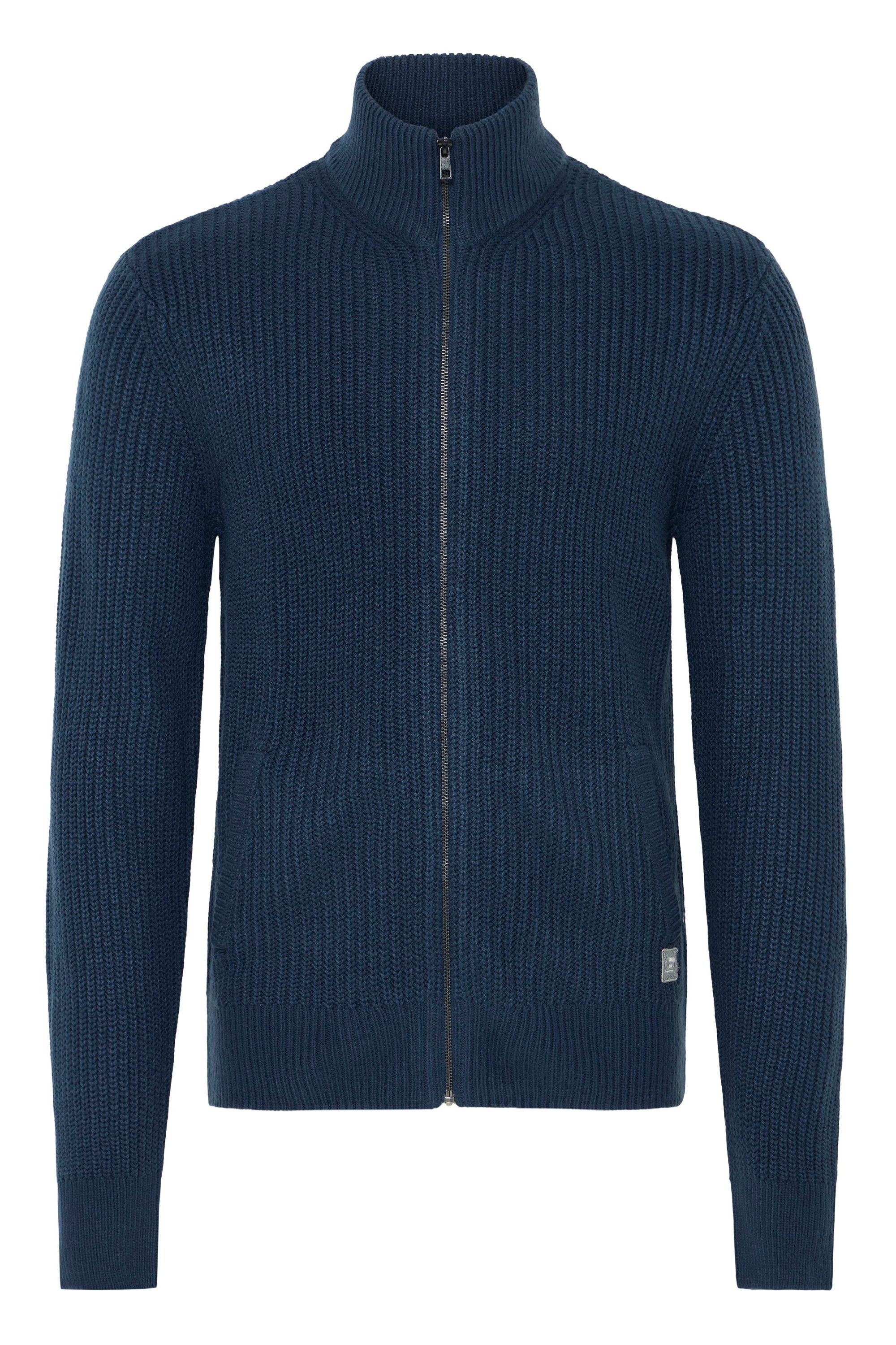 Blend Strickjacke "BHRibes" Schicke Zip-Jacke mit Eingrifftaschen günstig online kaufen