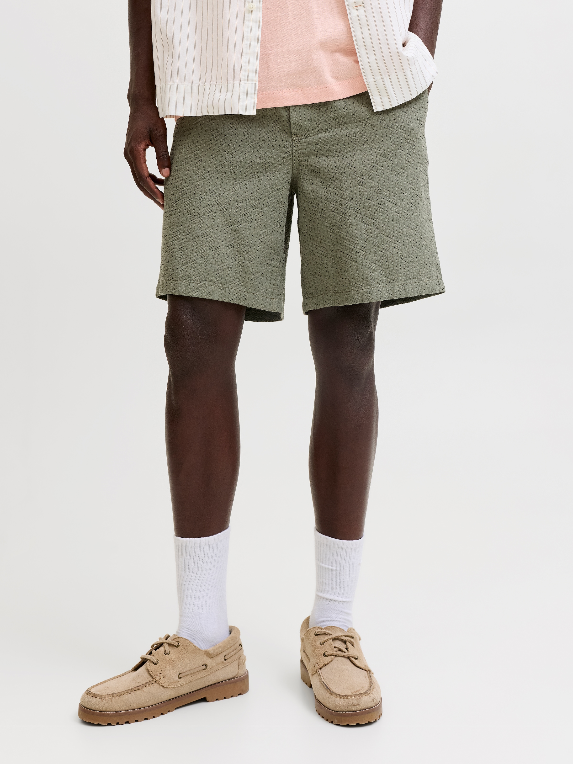 Jack & Jones Shorts "Jpstjaiden Wavy Jogger Shorts Reg Sn" Baumwolle, Locker Geschnitten