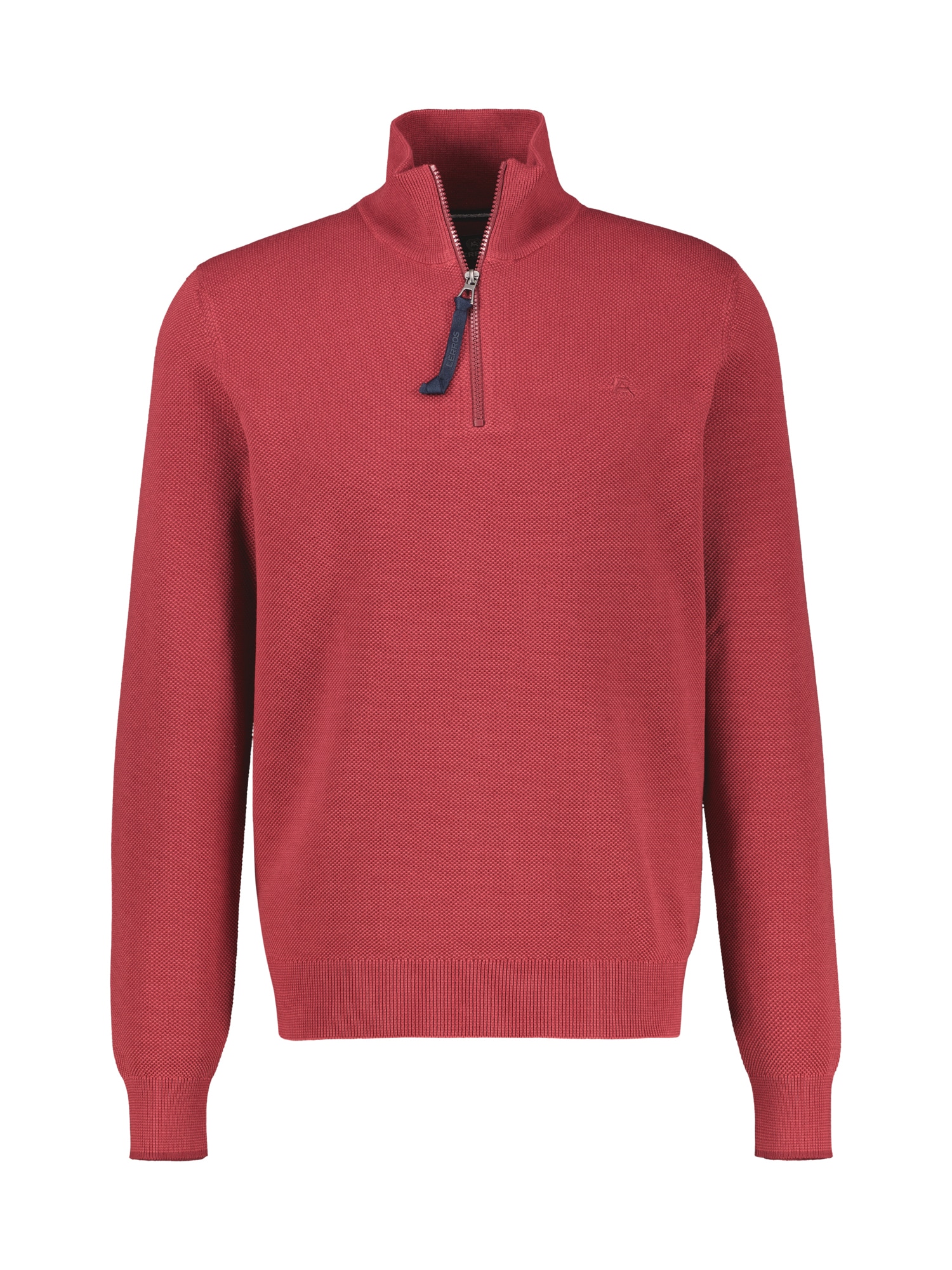 LERROS Sweatshirt »Troyer in 2-Tone-Optik aus Baumwollstrick, große Größen«
