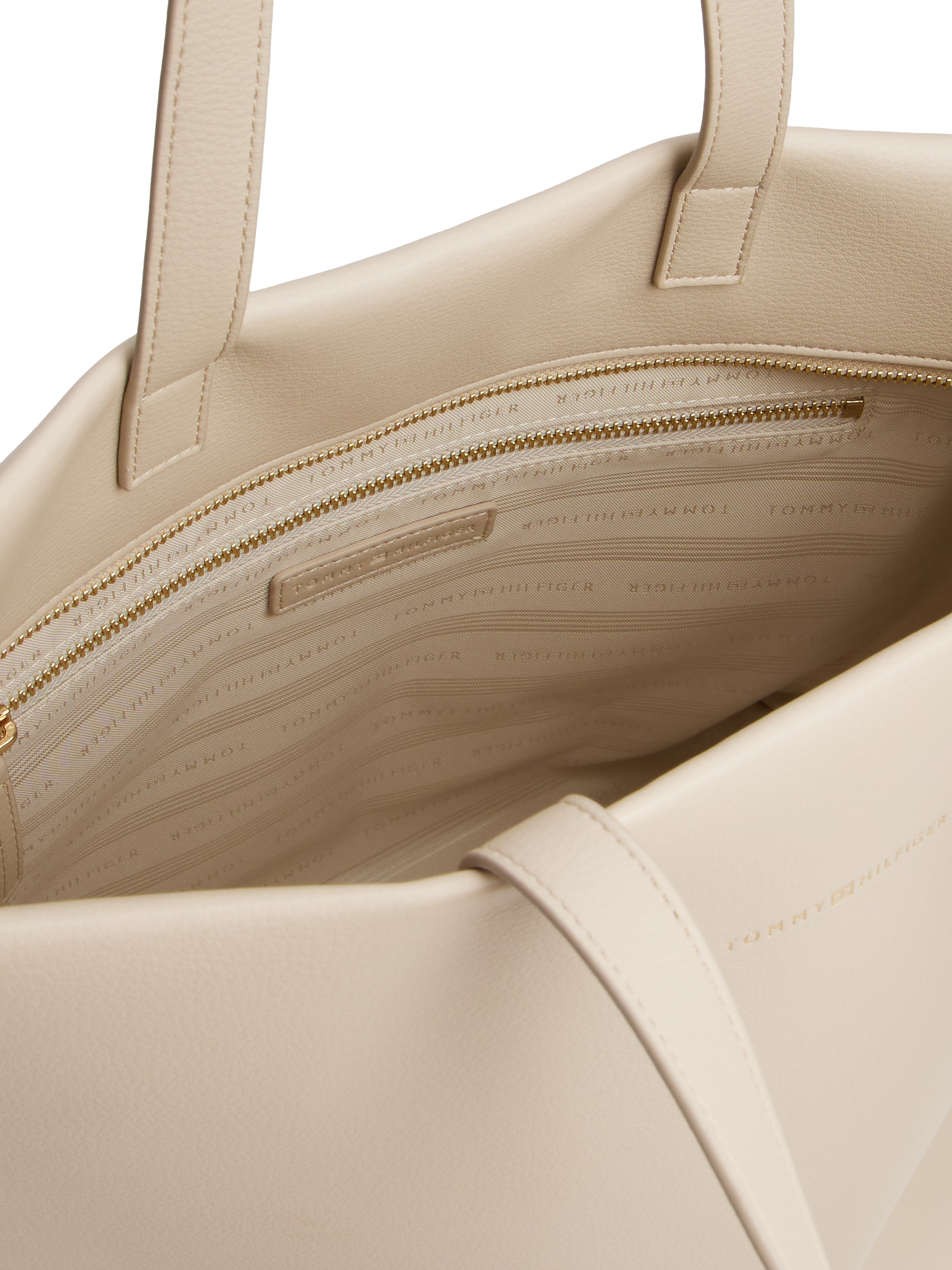 Tommy Hilfiger Tragetasche »TH LOGOTAPE TOTE«, Damen Shopper, Umhängetasche mit Logoschriftzug