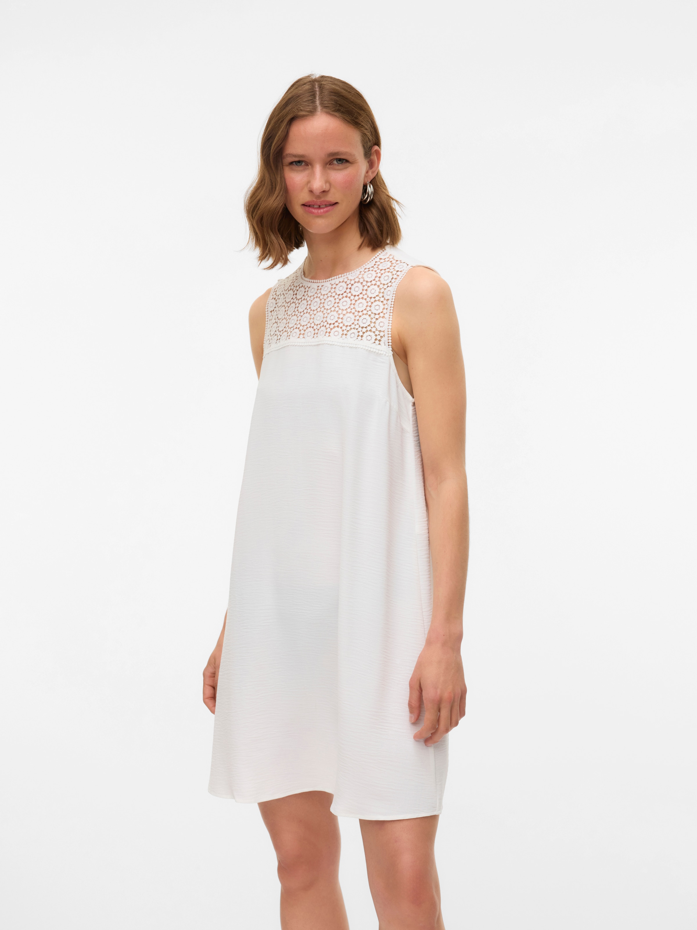 Vero Moda Minikleid "VMALVA CROCHET SHORT DRESS WVN GA" günstig online kaufen