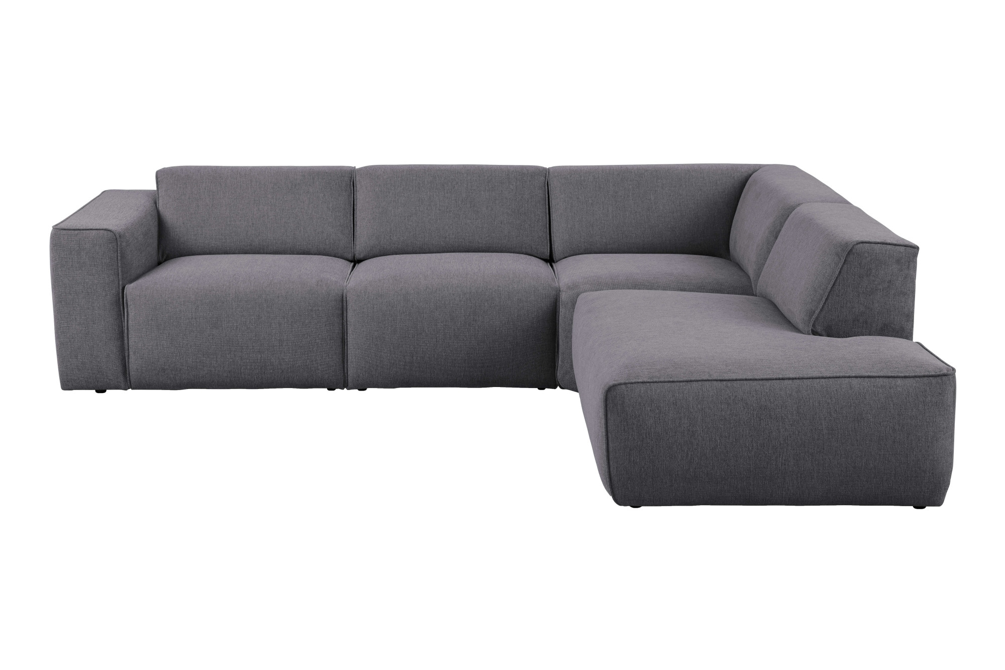 andas Ecksofa »Noord«, mit Kedernaht, in einem Soft-Touch Bezug
