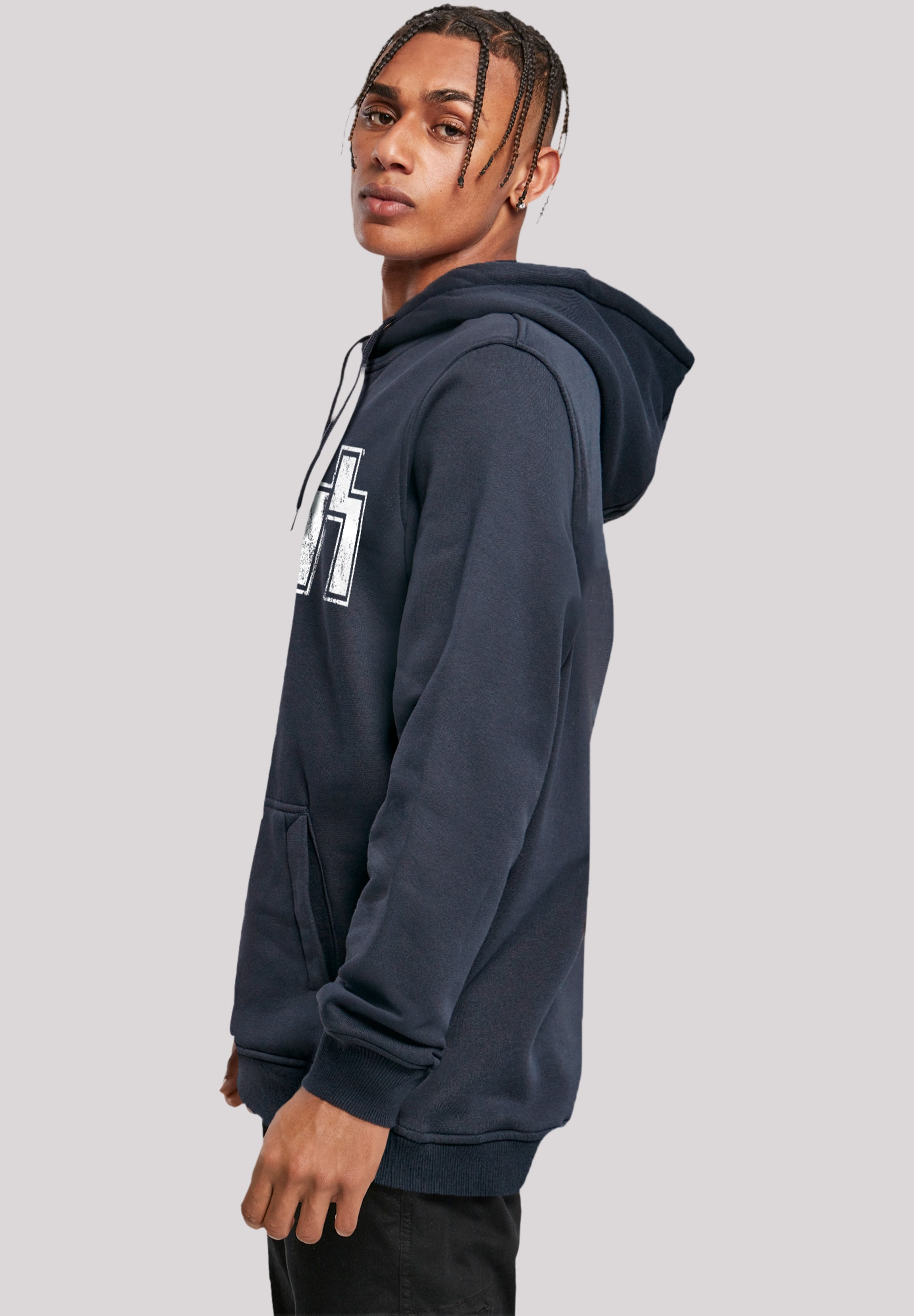 F4NT4STIC Kapuzenpullover »Kiss Rock Music Band Vintage Logo«, Premium Qualität, Band, Logo