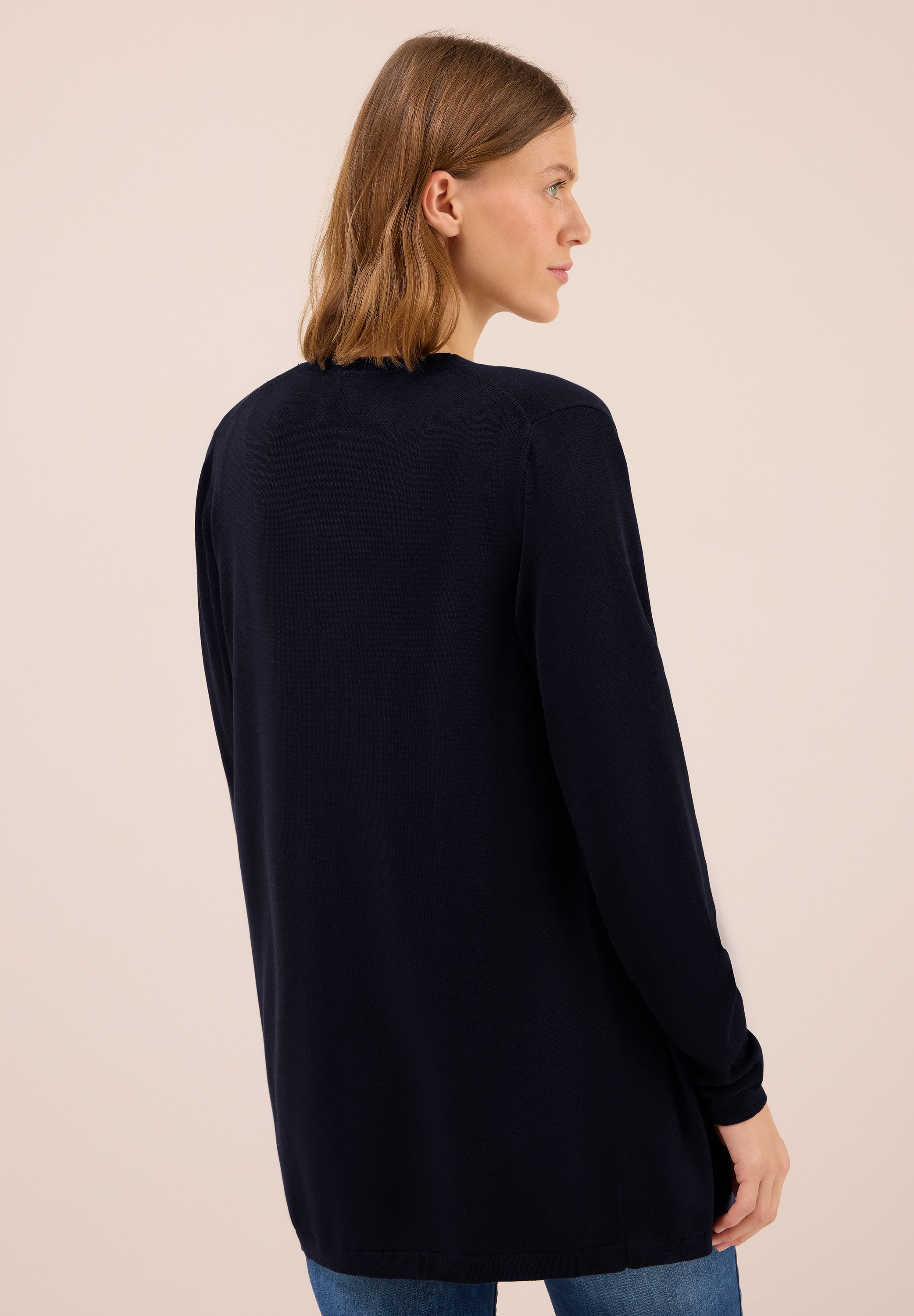 Cecil Longstrickjacke, im soften Baumwoll-Mix