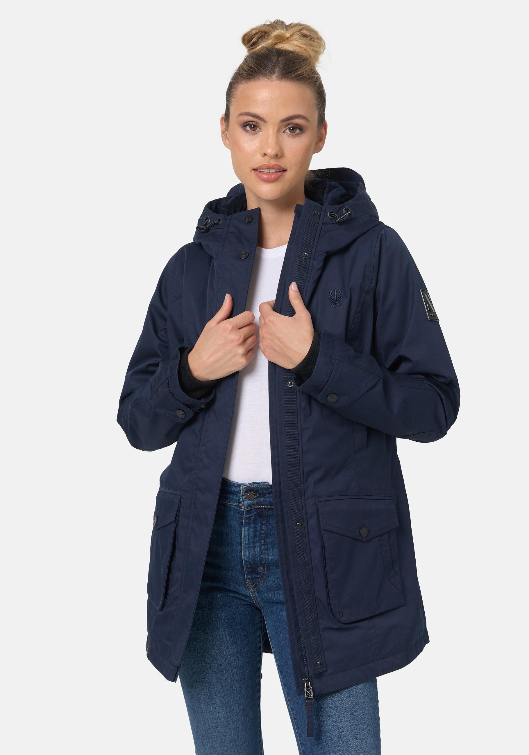 Kurzmantel kaufen BAUR | mit »Brinjaa«, Taschen mit zahlreichen Modischer Parka Navahoo Winter Kapuze,