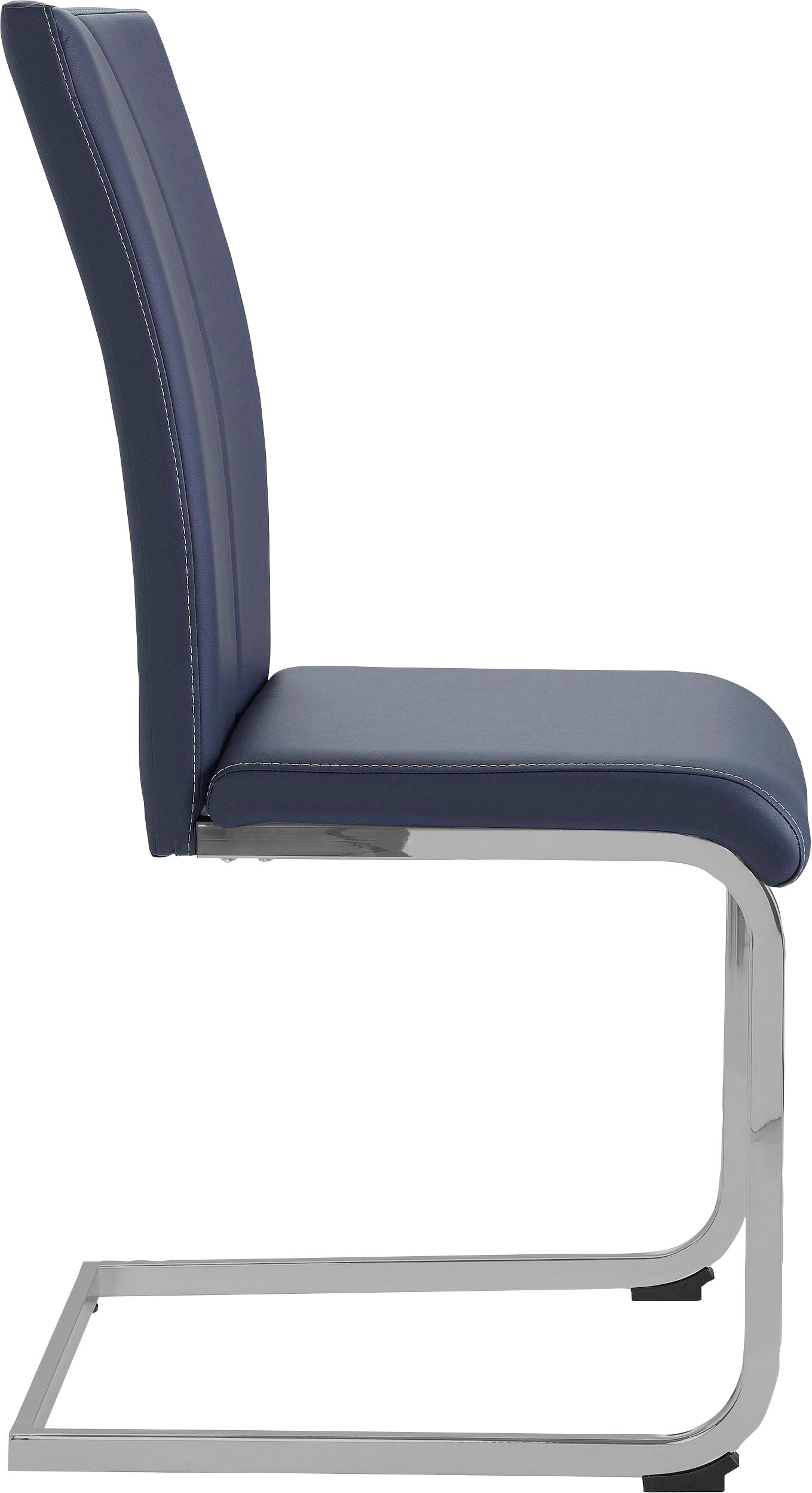 Home affaire Freischwinger »Nils« (Set) 2 Stk.Stuhl belastbar bis 120 Kg, Gestell Metall im Chrom-Look oder Schwarz