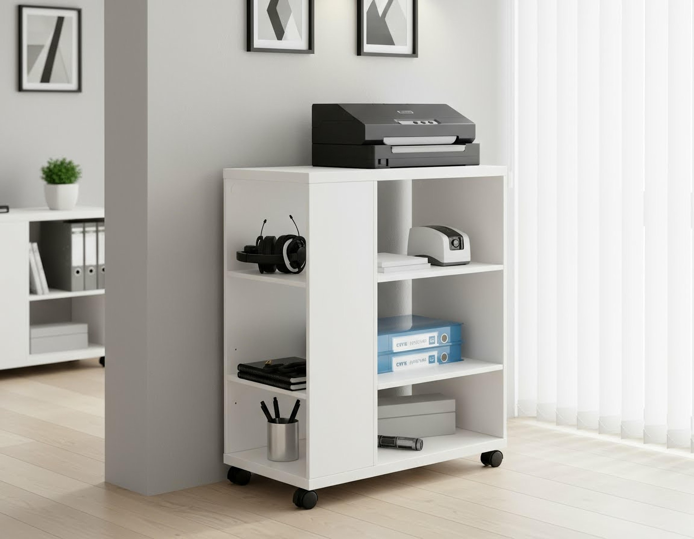 OTTO home Rollwagen "LOKVE, Rollcontainer, Druckertisch, Rollregal," Rollen günstig online kaufen