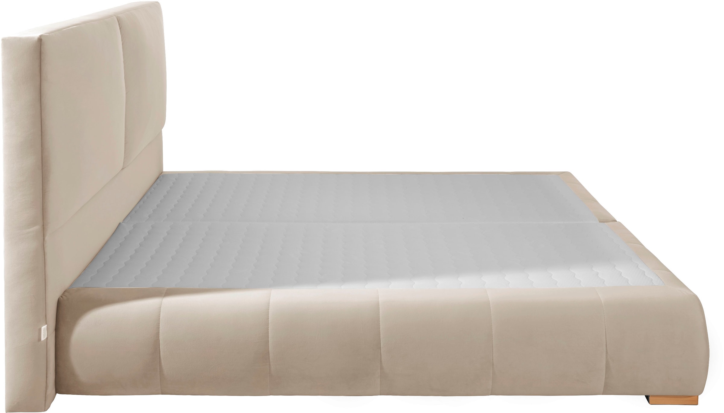 Guido Maria Kretschmer Home&Living Boxspringbett »Wehma«, inkl. Topper in 3 verschiedenen Matratzen, auch in Samtstoff