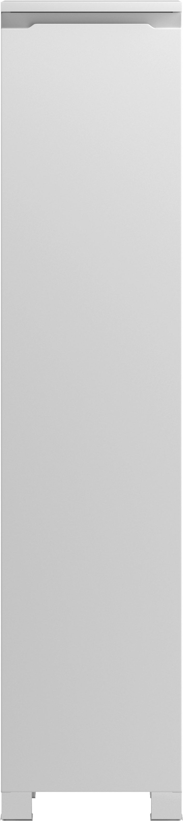 welltime Midischrank »CABO, gedämpfte Scharniere« matt weiß, griffloses Design, reversibel