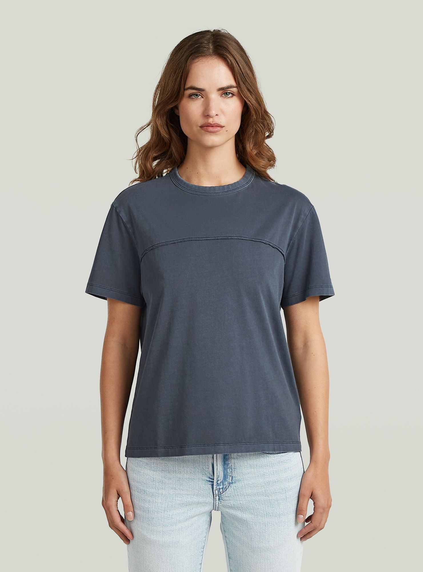G-STAR T-Shirt "Washed Seam T-Shirt" günstig online kaufen