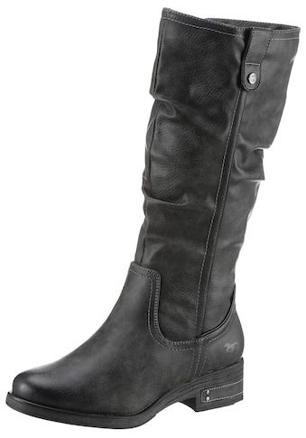 Winterstiefel, mit Raffungen am slouchy Schaft