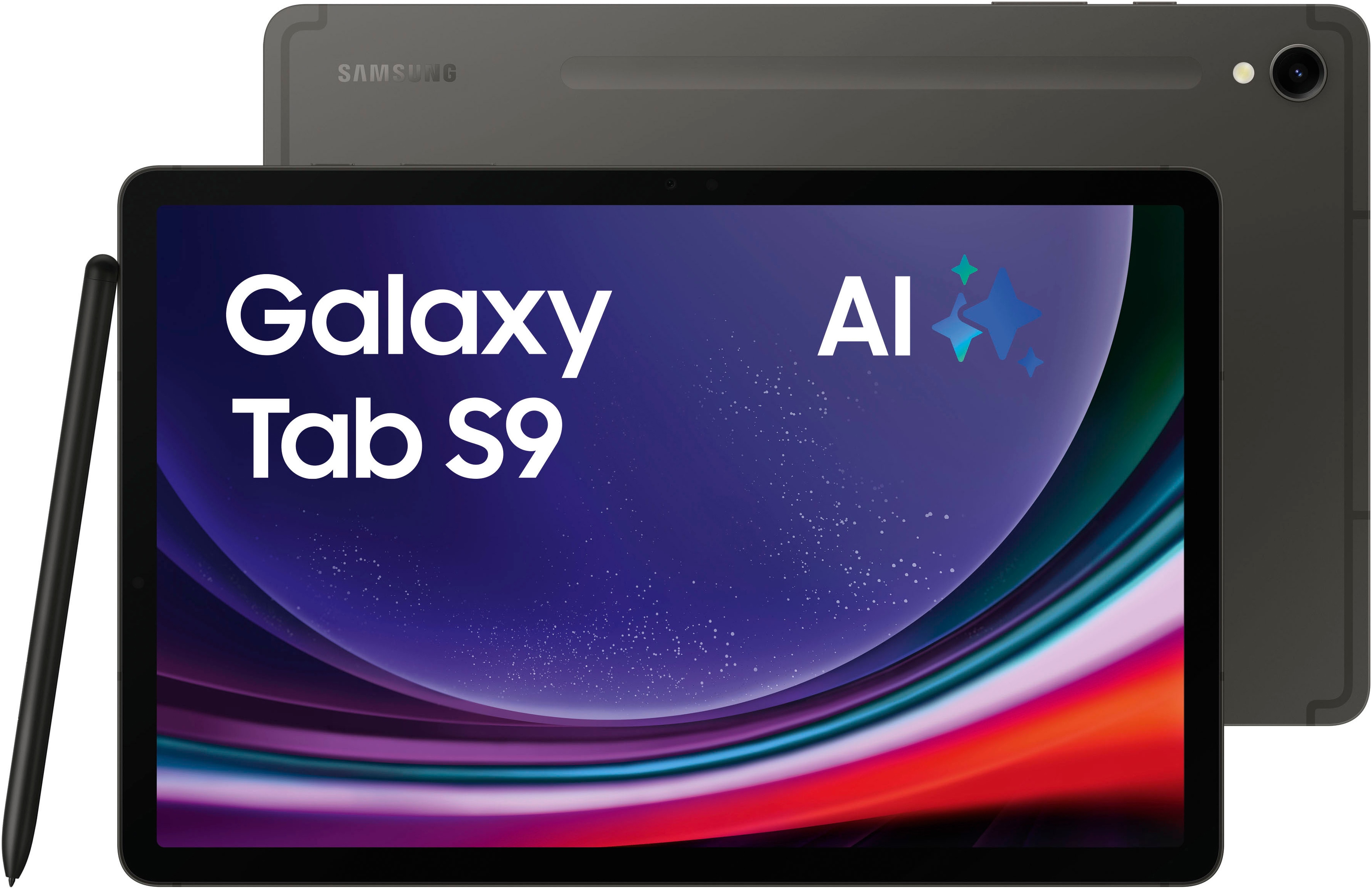 SAMSUNG Tablet "Galaxy Tab S9 WiFi", 128 GB, grau, Tablets_EBookReader, AI-Funktionen