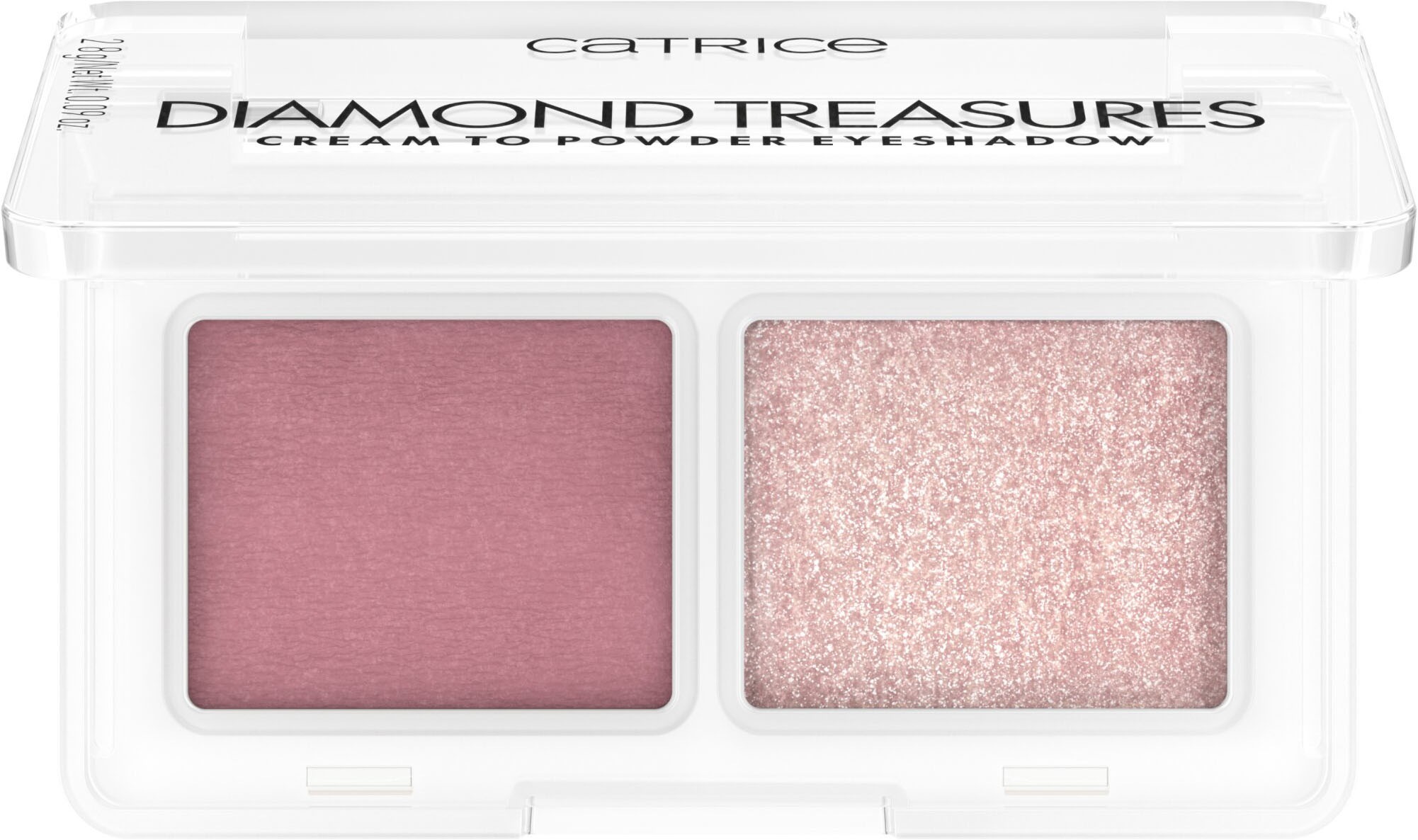 Catrice Lidschatten-Palette »Diamond Treasures Cream to Powder Eyeshadow«, (Set, 3 tlg.), Farbton 020 Fairy Dust: Ideal für zauberhafte und Augen-Make-ups