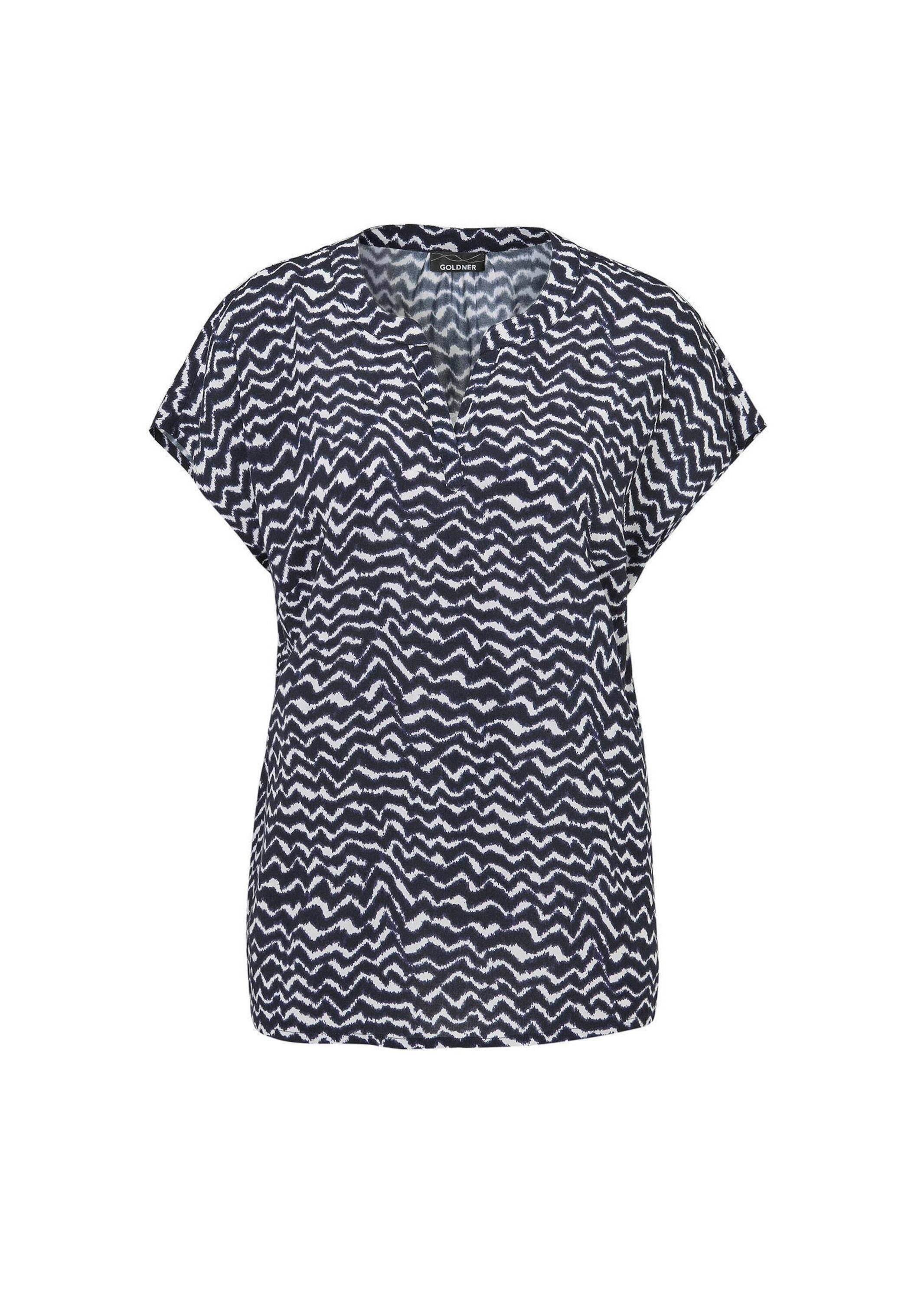 GOLDNER Schlupfbluse »Bluse mit Tunika Ausschnitt«