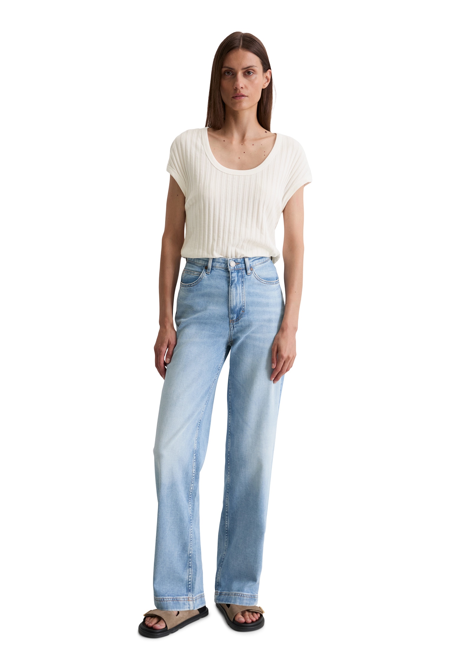 Marc O'Polo Straight-Jeans »aus Organic-Cotton-Mix«