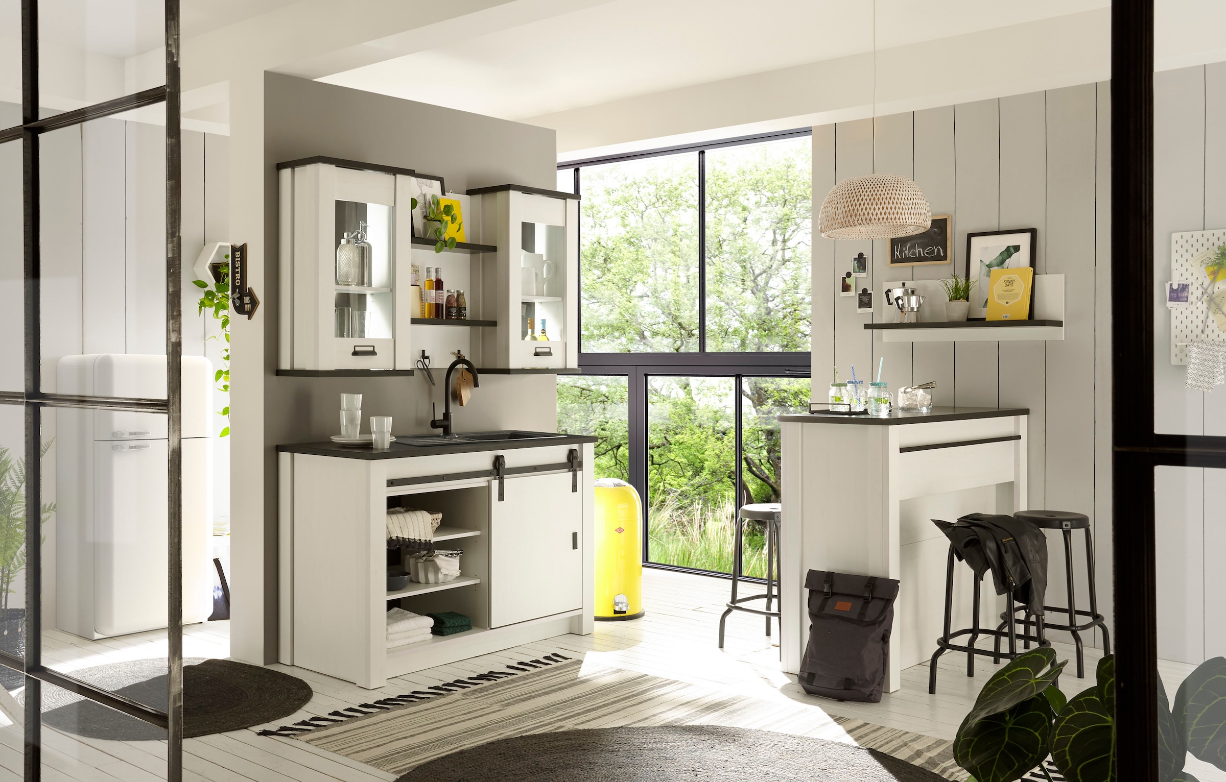 Home affaire Pantryküche »Sherwood«, Breite 160 cm, ohne E-Geräte