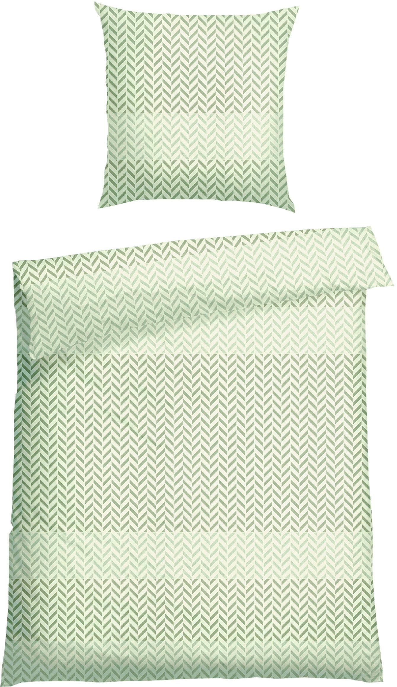 Schiesser Bettwäsche "Maribel aus weicher Baumwolle mit unaufgeregtem Fisch günstig online kaufen