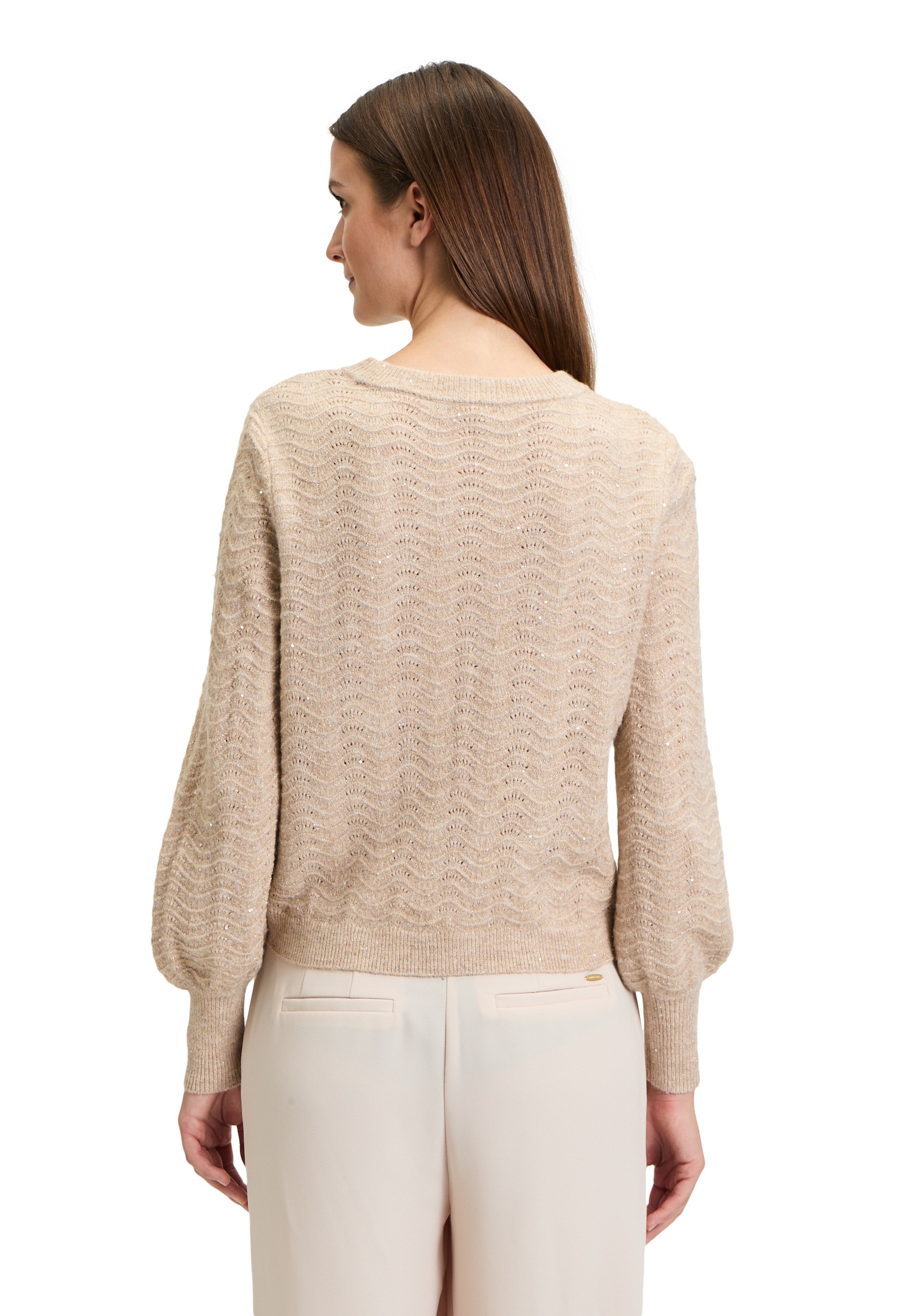 Betty&Co Strickpullover »Betty & Co Strickpullover mit Lurexfaden«, (1 tlg.), Pailletten