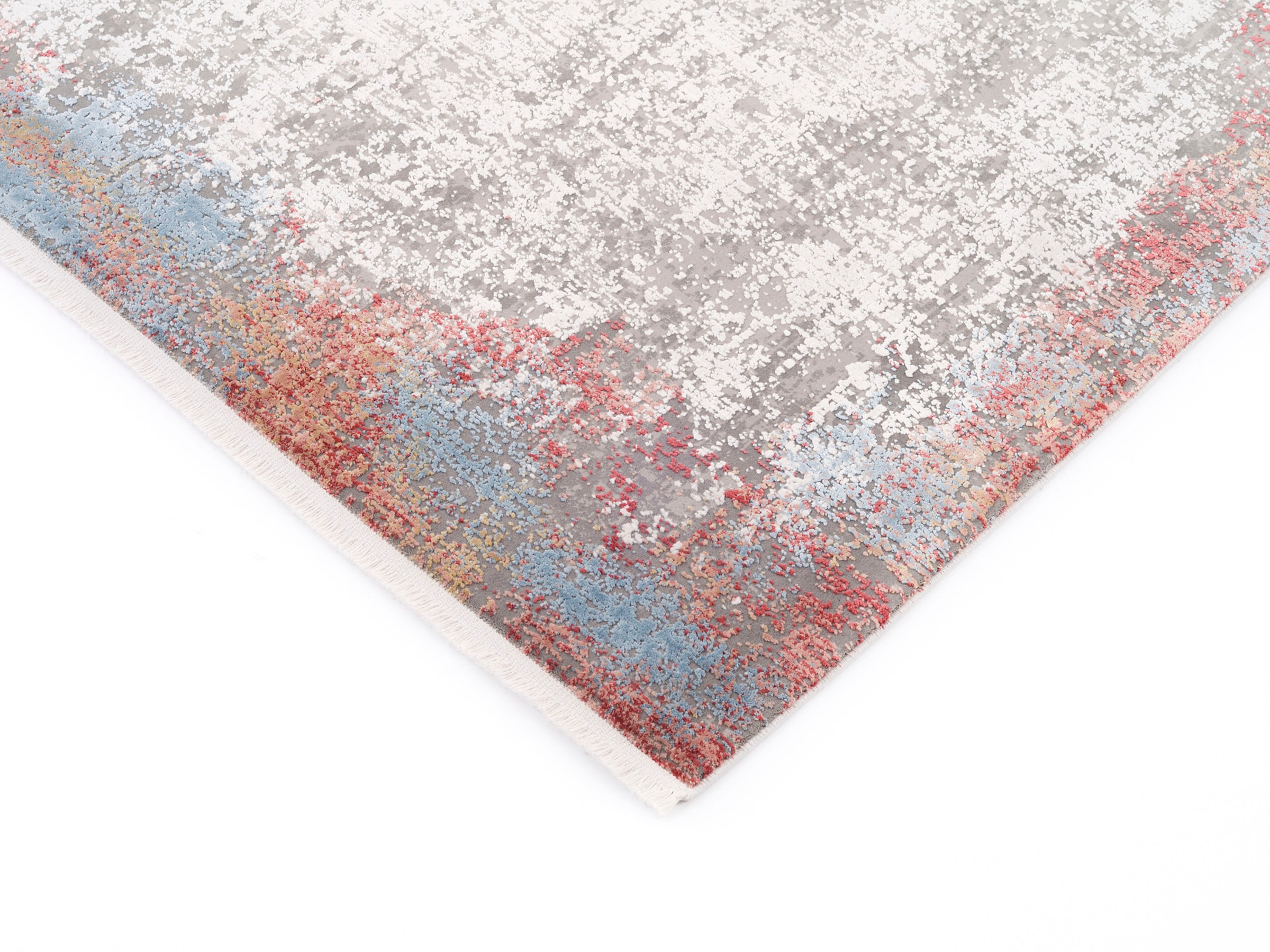 WK WOHNEN Teppich »BORDER«, rechteckig, hochwertiger Viskoseanteil, samtweiche Oberfläche mit 3 D Effekt