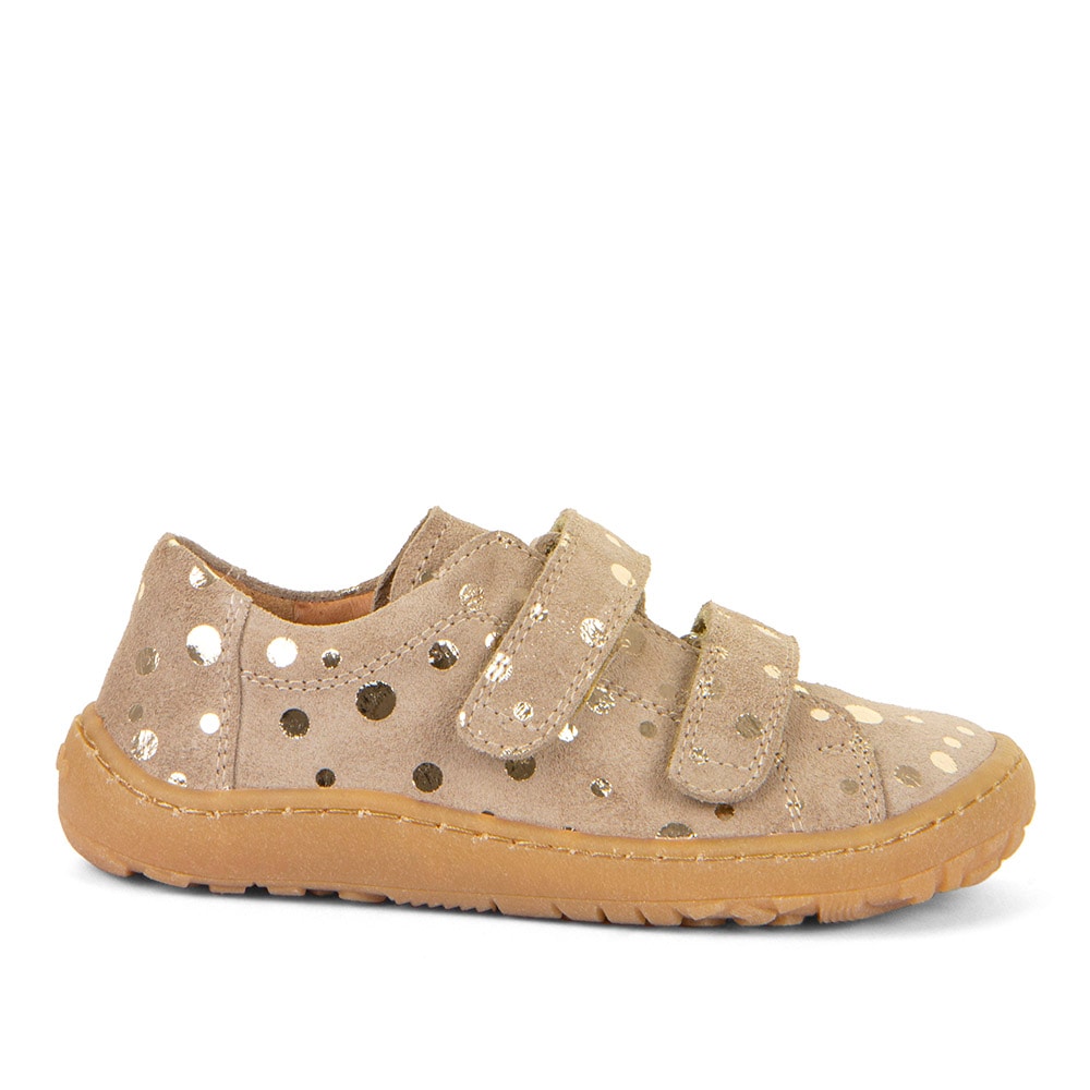 froddo® Klettschuh »Barefoot Base«, Konfirmationsschuh, Barfußschuh mit Metallic-Dots verziert