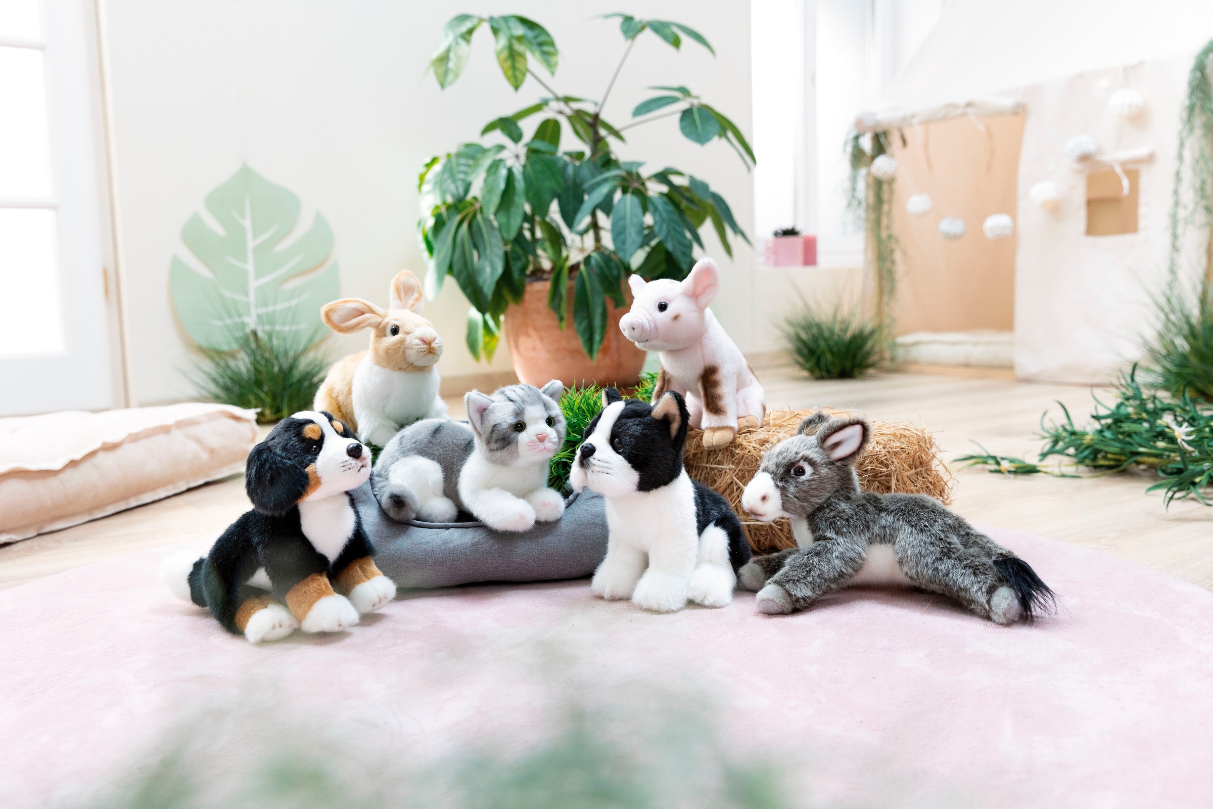 Nici Kuscheltier »Lifelike, Hund Berner Sennenhund, 20 cm«, enthält recyceltes Material (Global Recycled Standard)