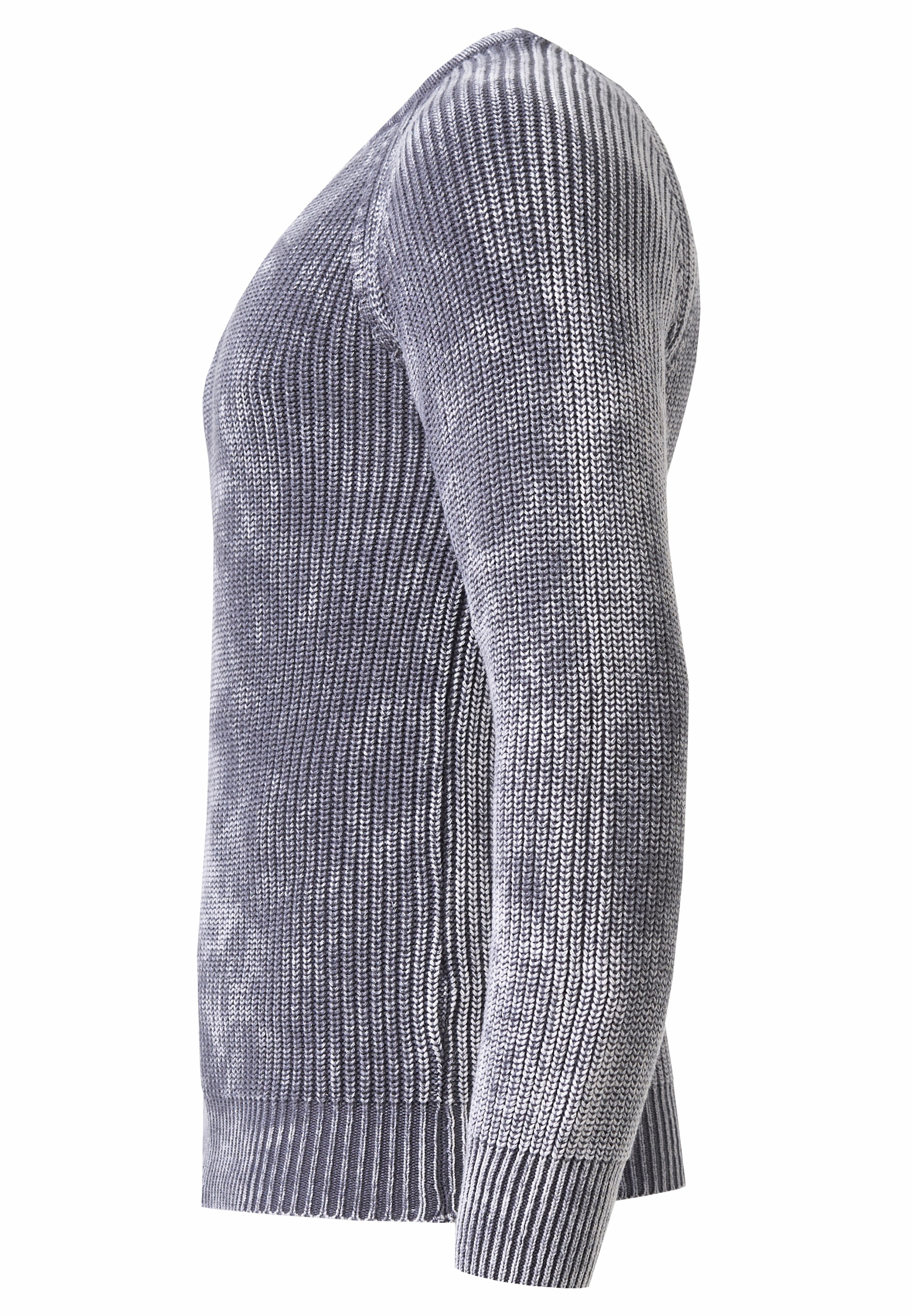 Rusty Neal Strickpullover, im dezenten Batik-Design