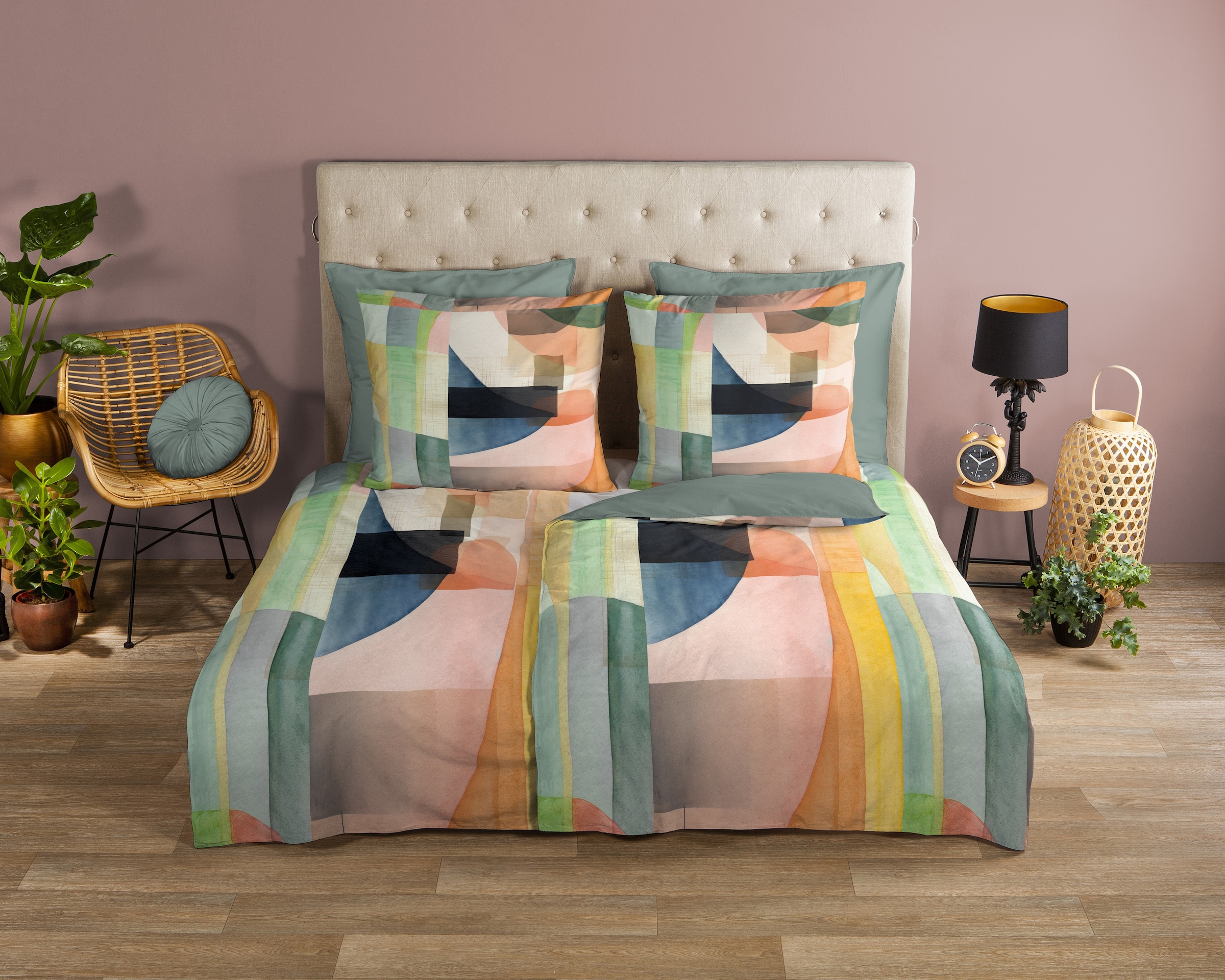 good morning Wendebettwäsche »Sneezle« 2 100% Baumwolle, Renforcé, Reißverschluss, Wendeoptik, Modern, Bunt